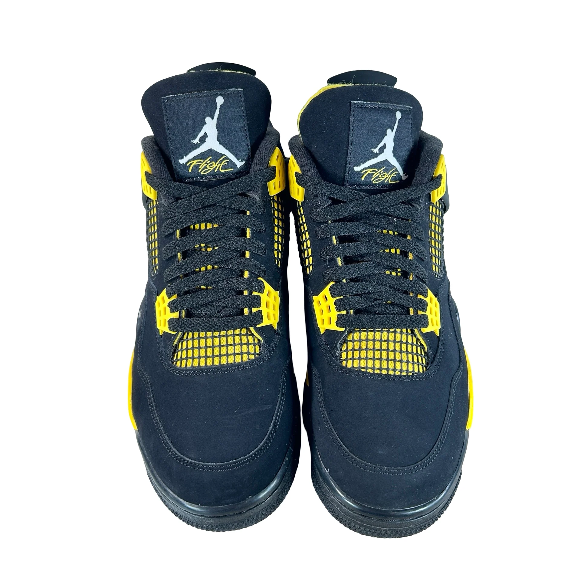 DH6927 017 Jordan 4 Retro Thunder [USED] - 9.5 M (Used) (No Box) - Image 2