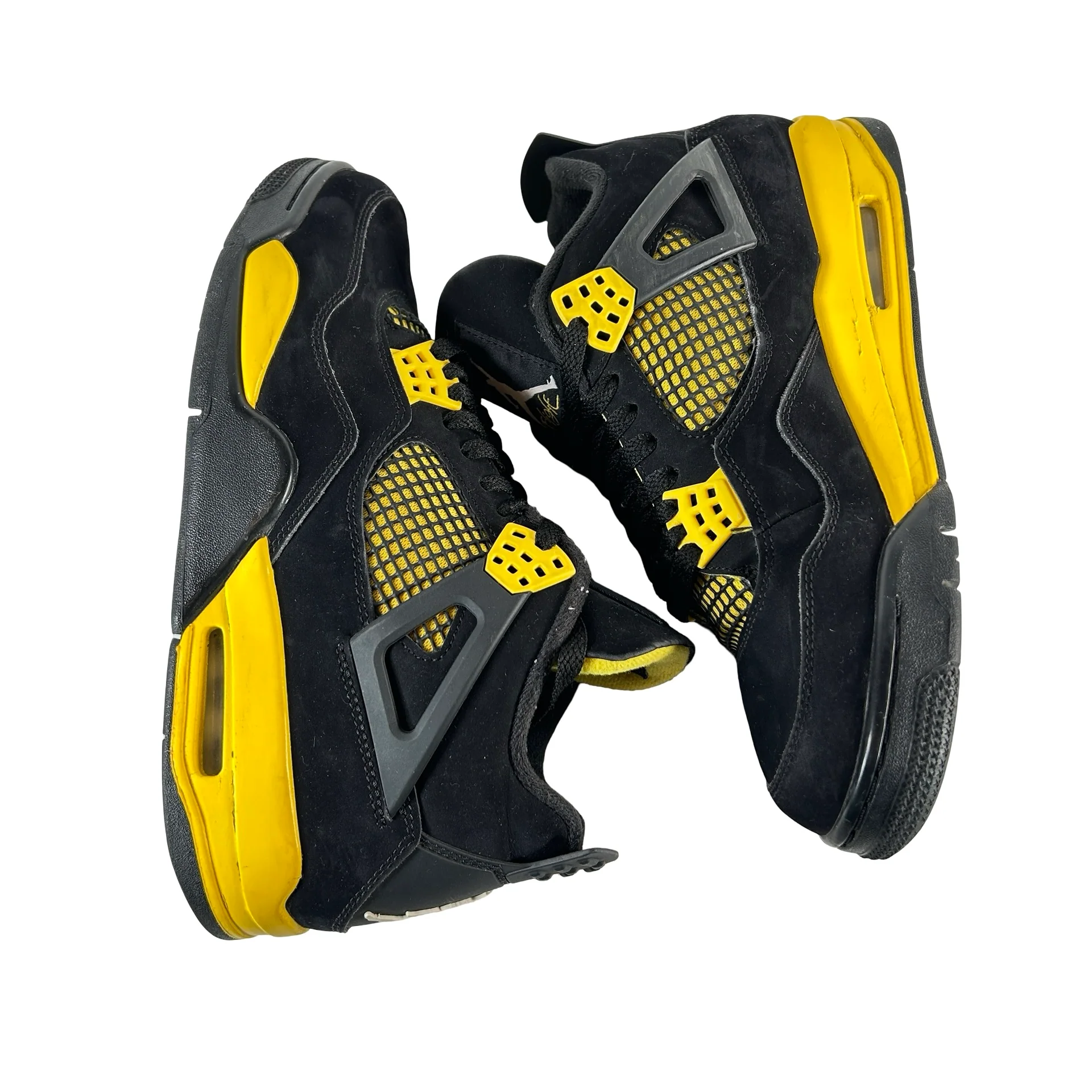 DH6927 017 Jordan 4 Retro Thunder [USED] - 9 M (Used) (Replace Box) - Image 4