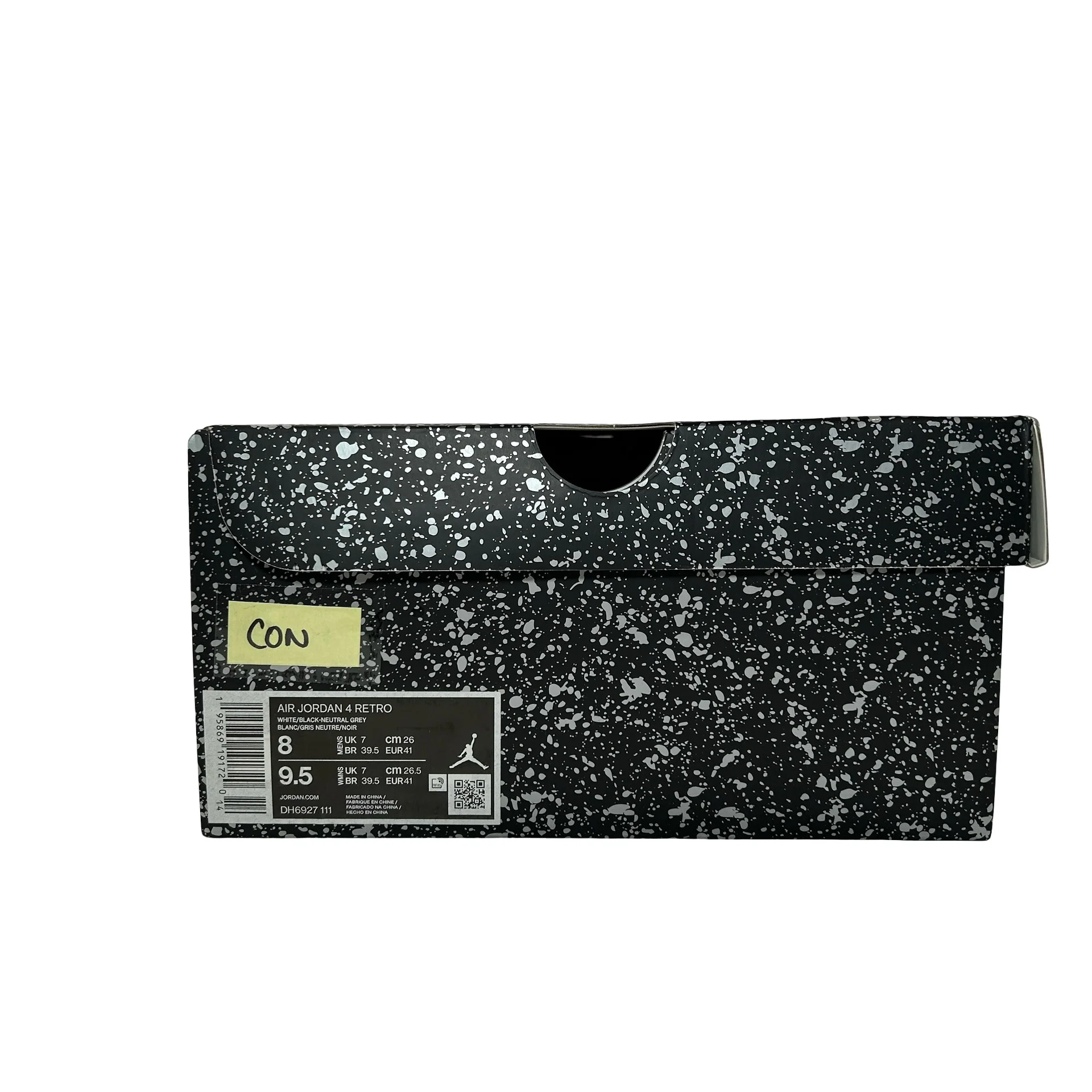DH6927 111 Jordan 4 Retro Military Black [CONDITIONAL] - 8 M (Yellowing) - Image 7