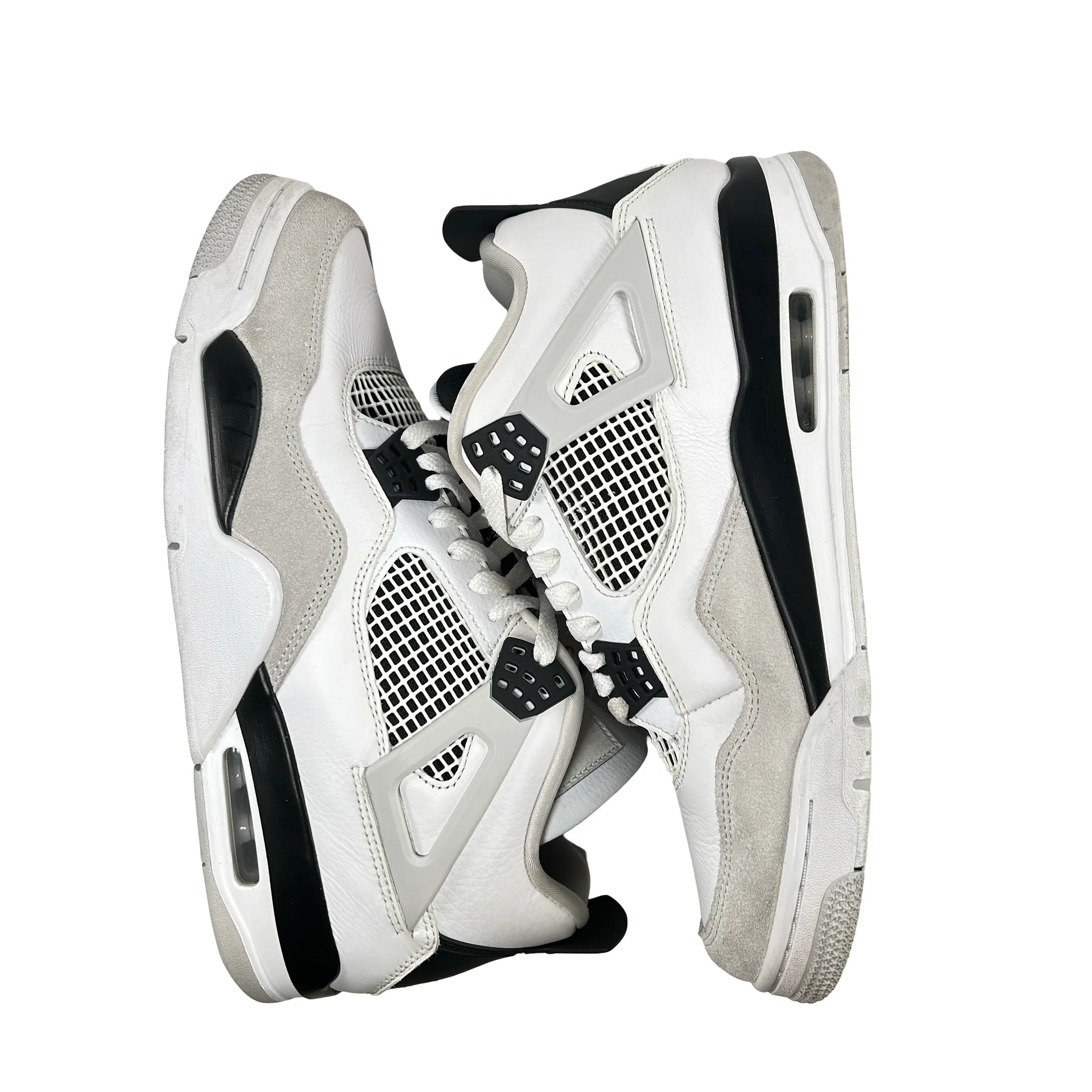 DH6927 111 Jordan 4 Retro Military Black [USED] - 11 M (Used) (No Box2) - Image 4