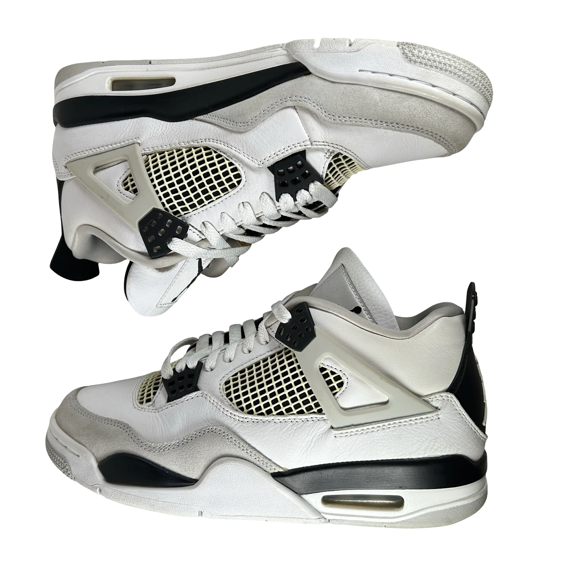 DH6927 111 Jordan 4 Retro Military Black [USED] - 9 M (Used7) - Image 4