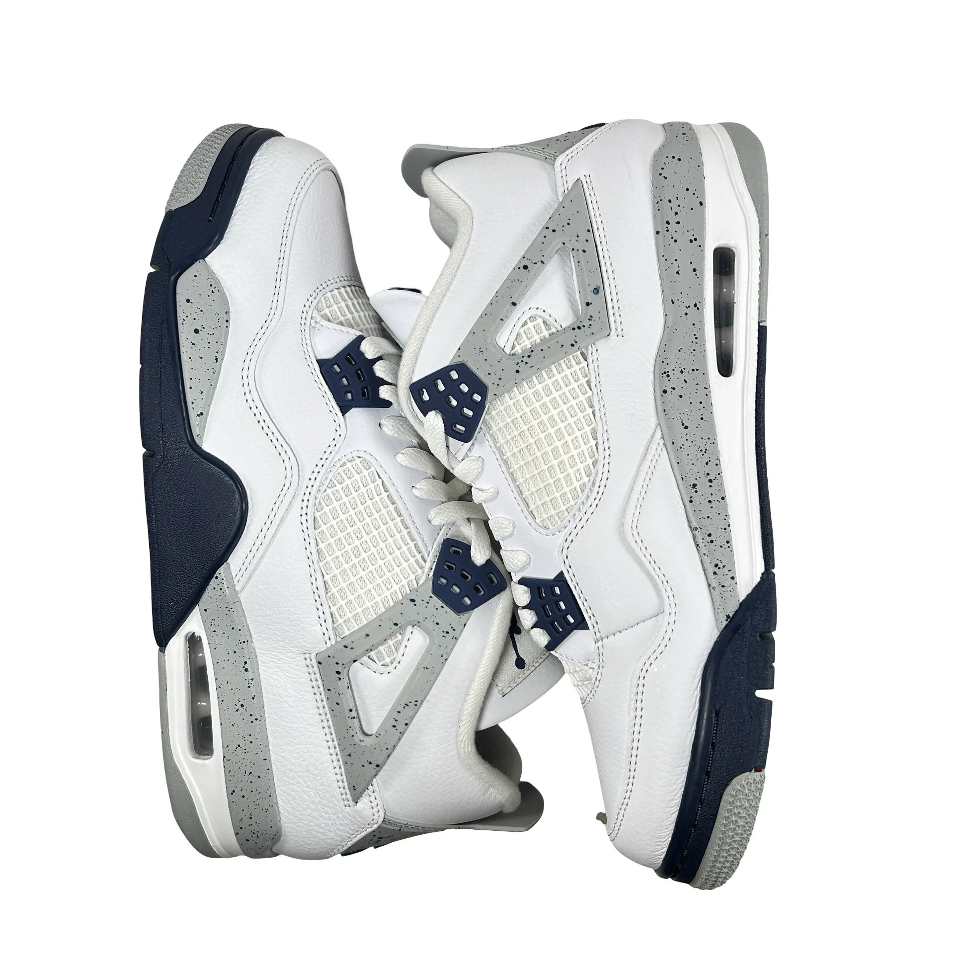 DH6927 140 Jordan 4 Retro Midnight Navy [CONDITIONAL] - 10 M (Slight Yellowing) - Image 4