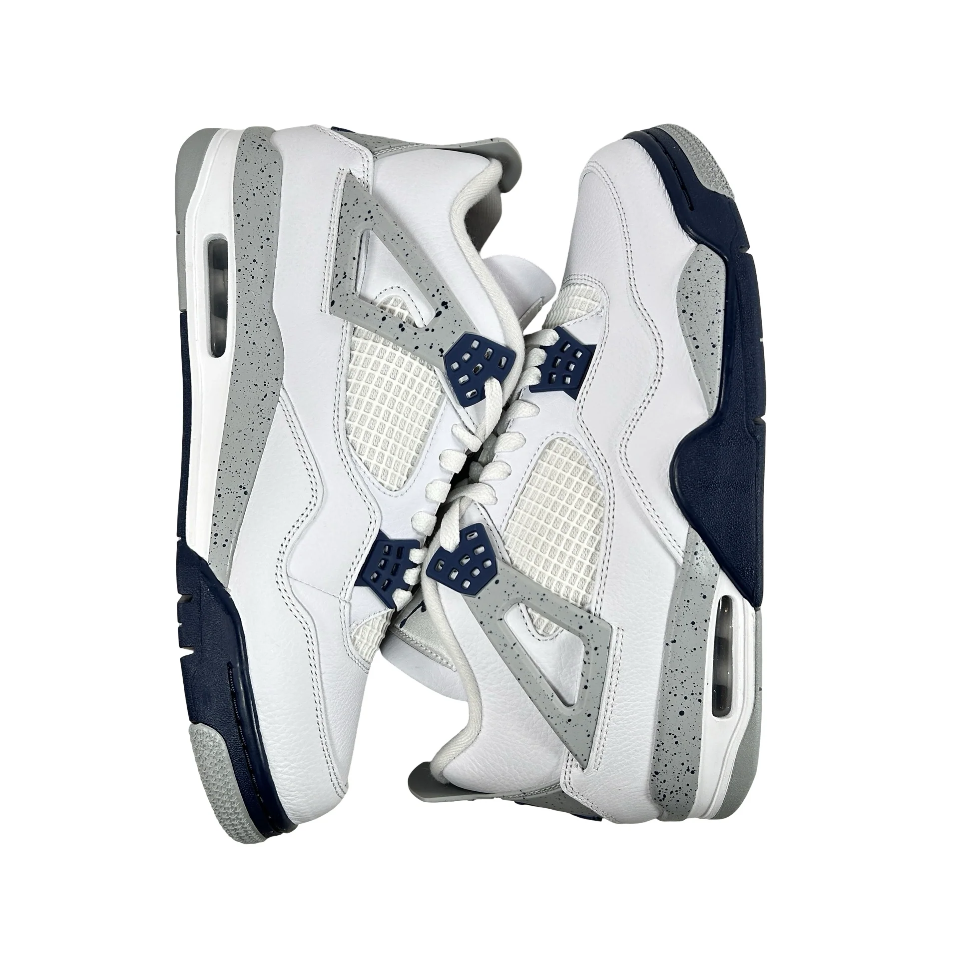 DH6927 140 Jordan 4 Retro Midnight Navy [CONDITIONAL] - 10 M (Slight Yellowing) - Image 5