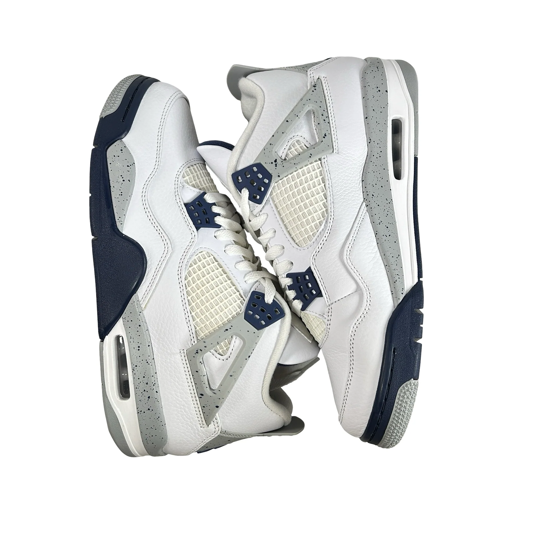 DH6927 140 Jordan 4 Retro Midnight Navy [CONDITIONAL] - 9.5 M (Yellowing3) - Image 4