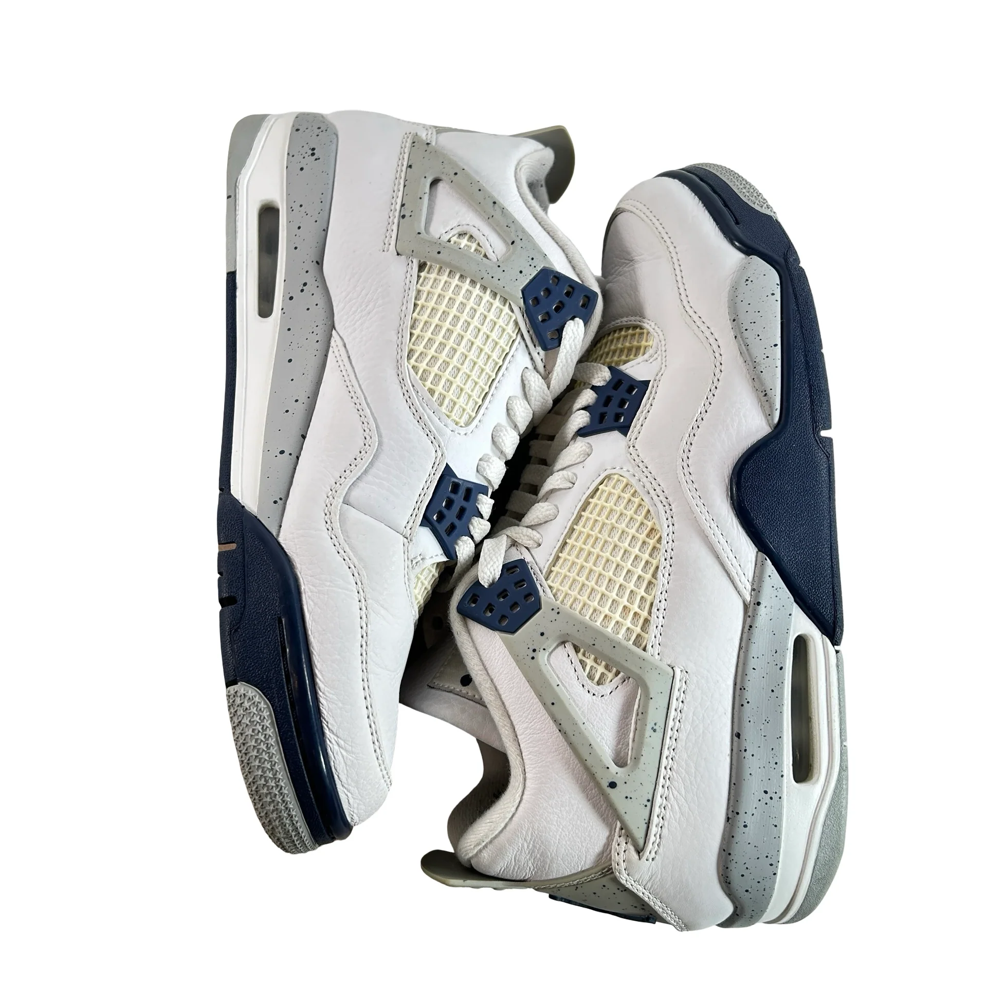 DH6927 140 Jordan 4 Retro Midnight Navy [USED] - 8 M (Used2) (No Box2) - Image 4
