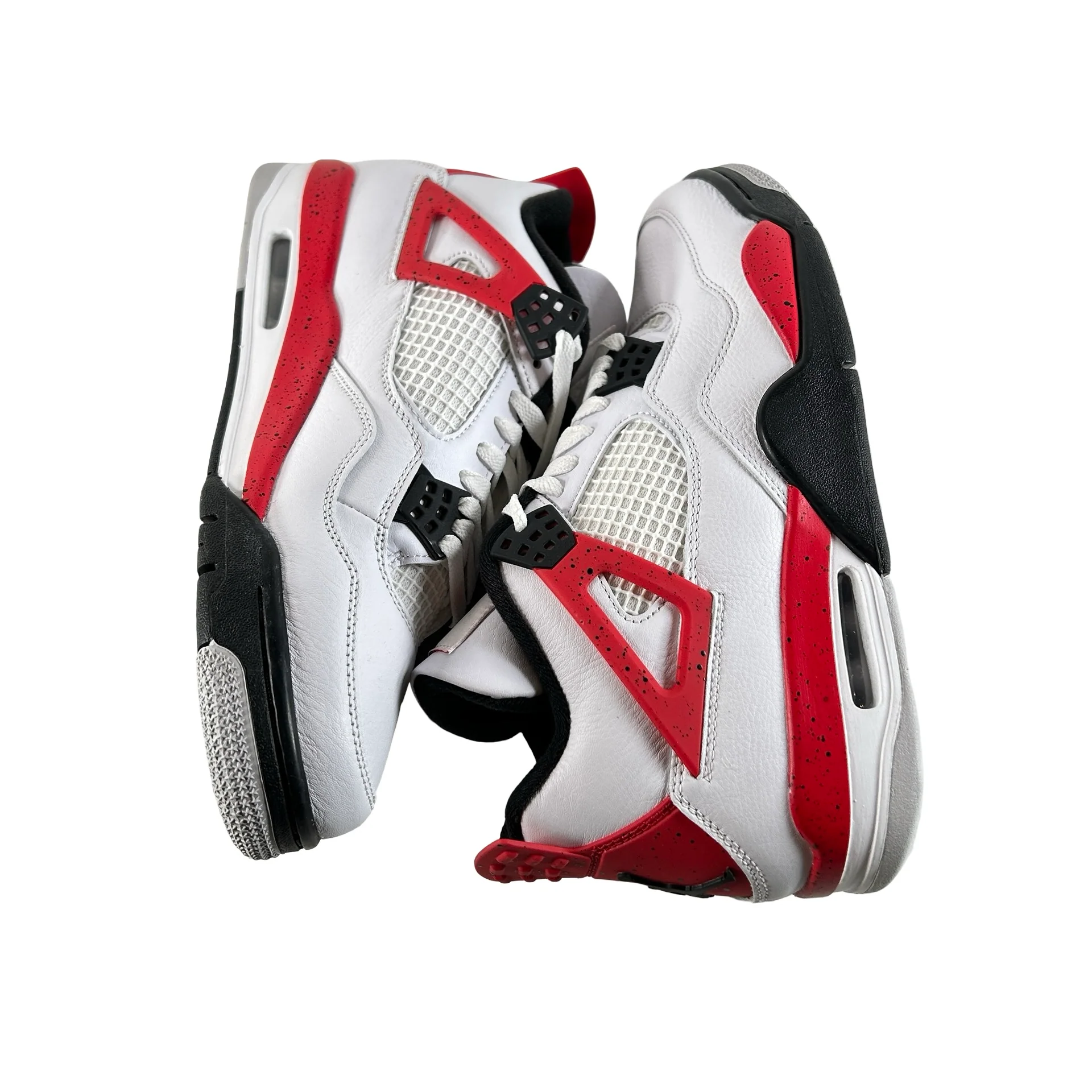 DH6927 161 Jordan 4 Retro Red Cement [B-GRADE] - 9.5 M - Image 6