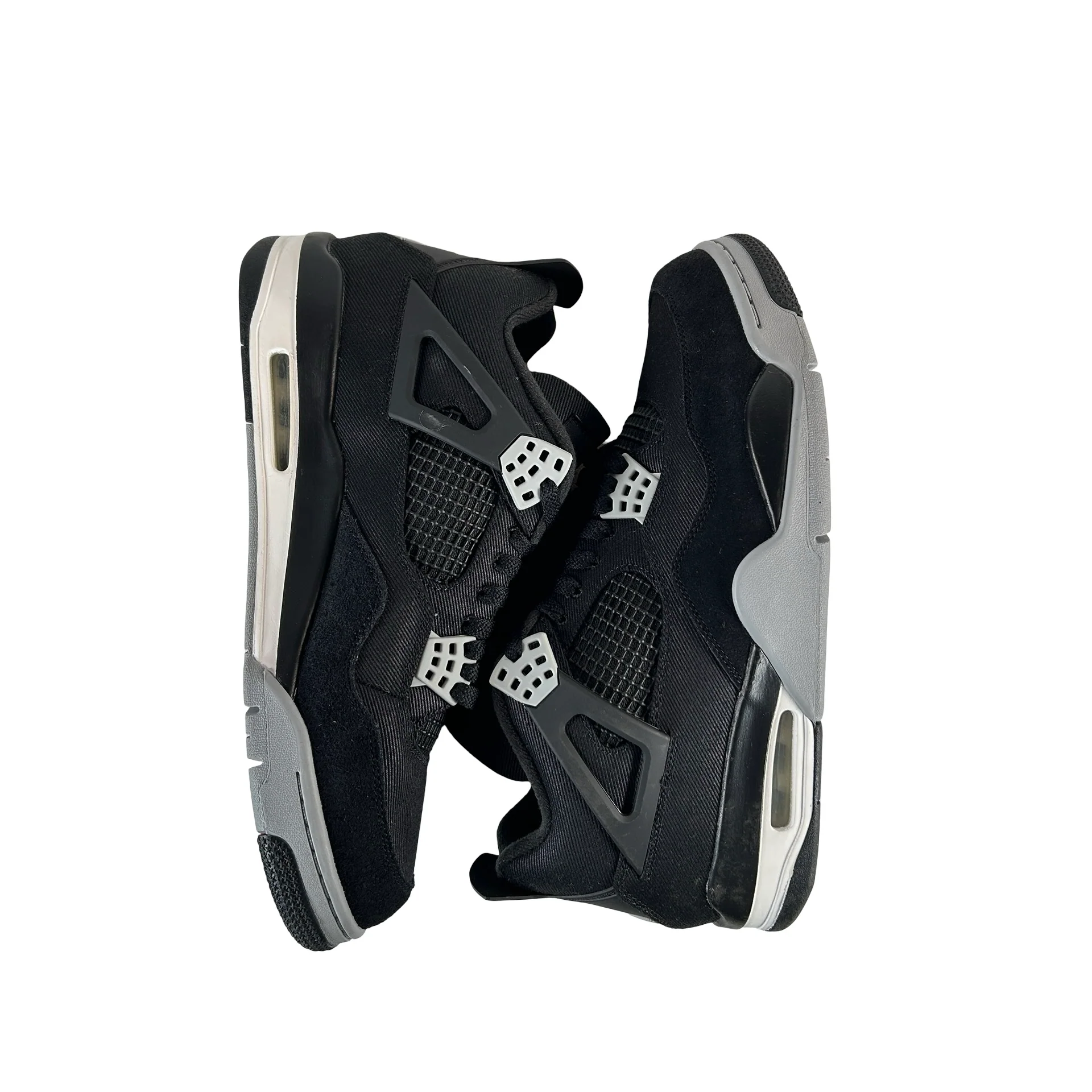 DH7138 006 Jordan 4 Retro SE Black Canvas [USED] - 10.5 M (Used2) - Image 5