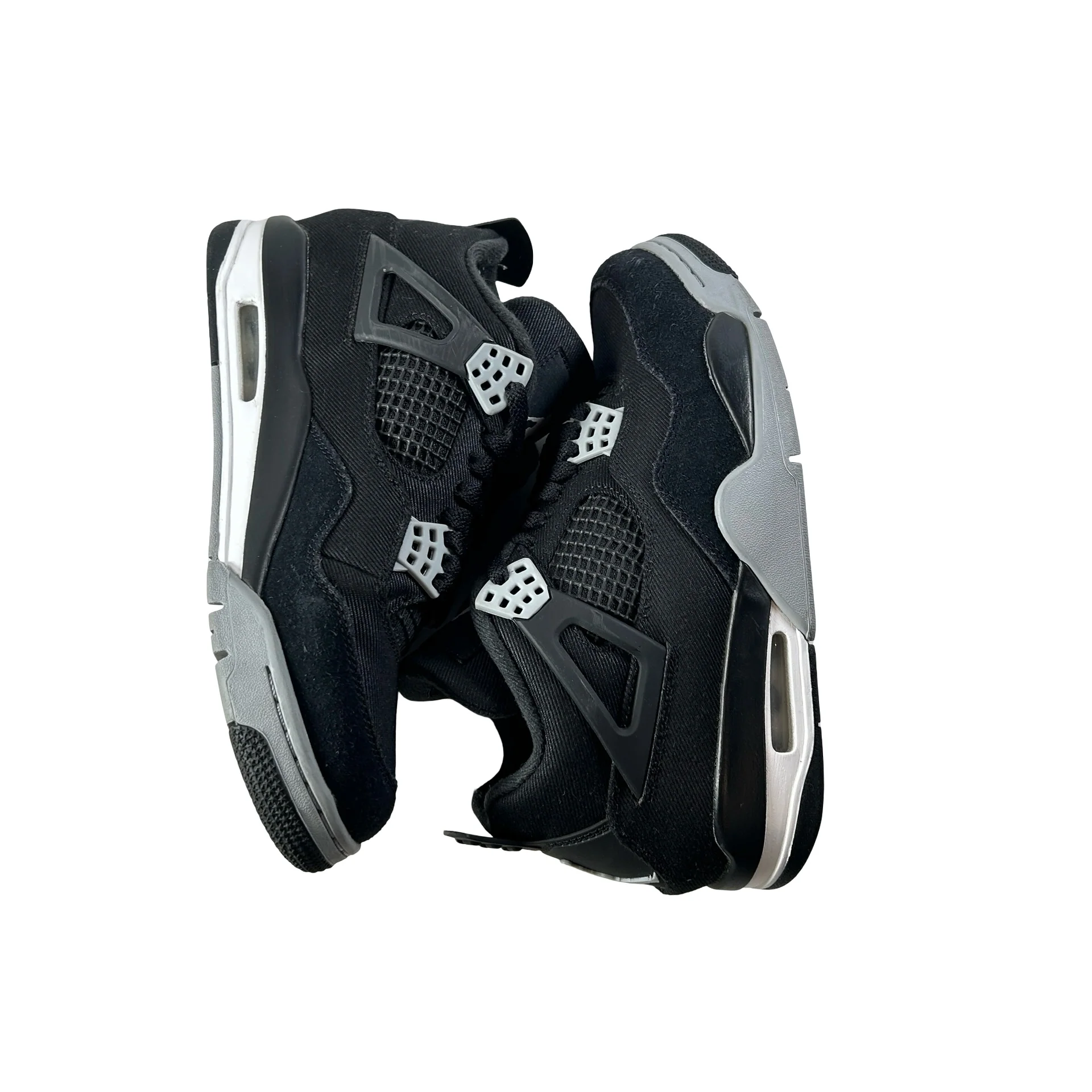 DH7138 006 Jordan 4 Retro SE Black Canvas [USED] - 7 M (Used) - Image 5