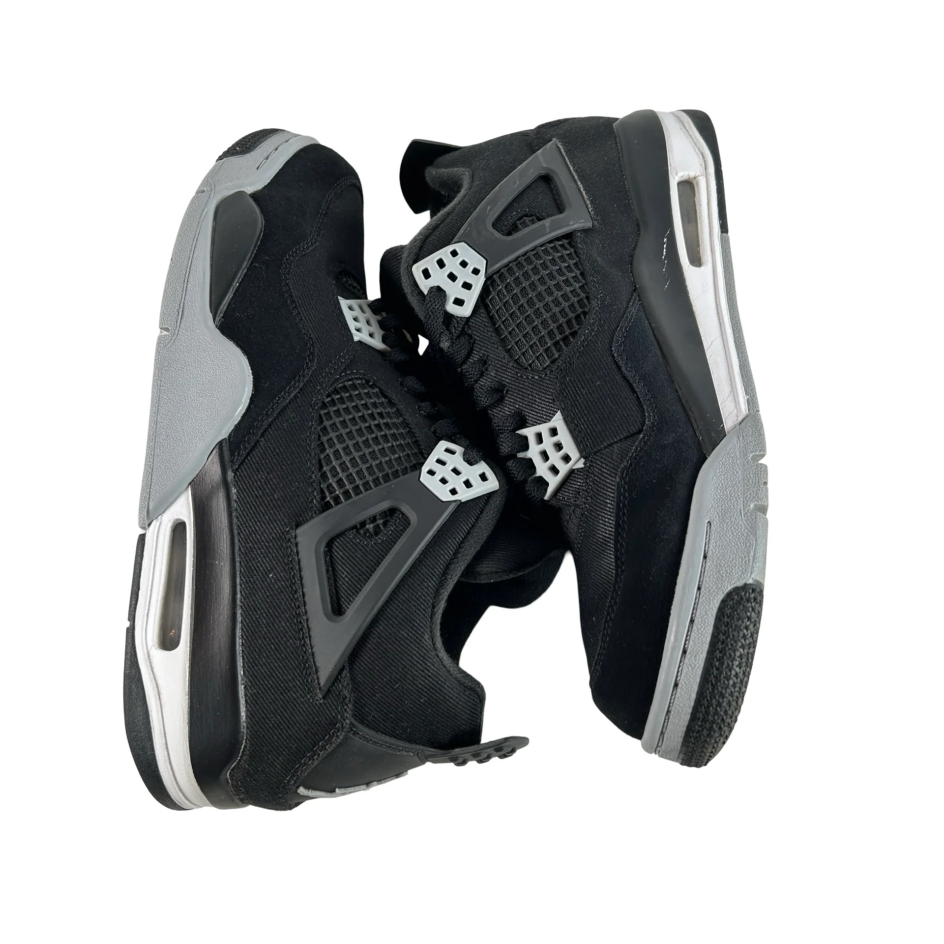 DH7138 006 Jordan 4 Retro SE Black Canvas [USED] - 9.5 M (Used) (Replace Box) - Image 4