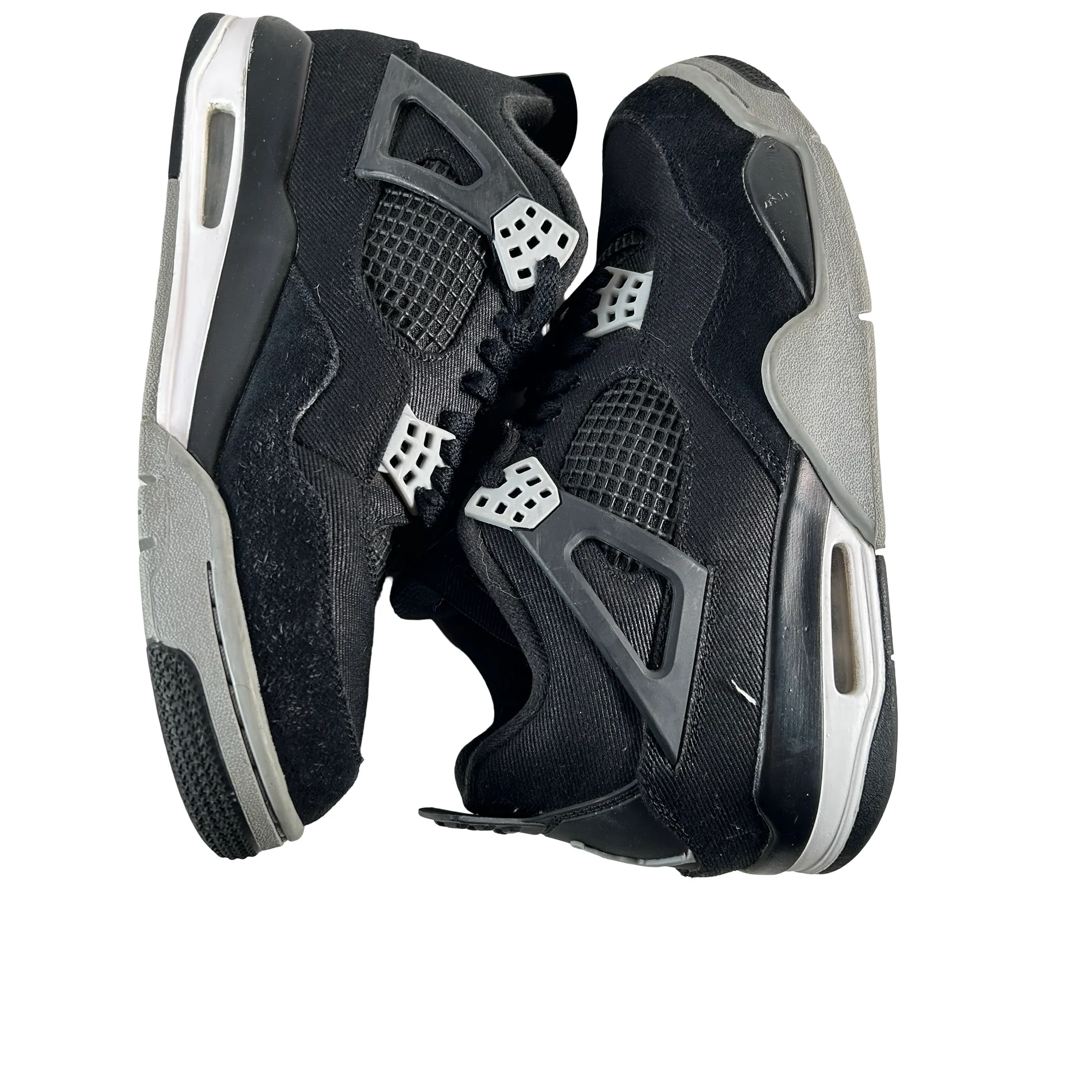 DH7138 006 Jordan 4 Retro SE Black Canvas [USED] - 9 M (Used3) - Image 5