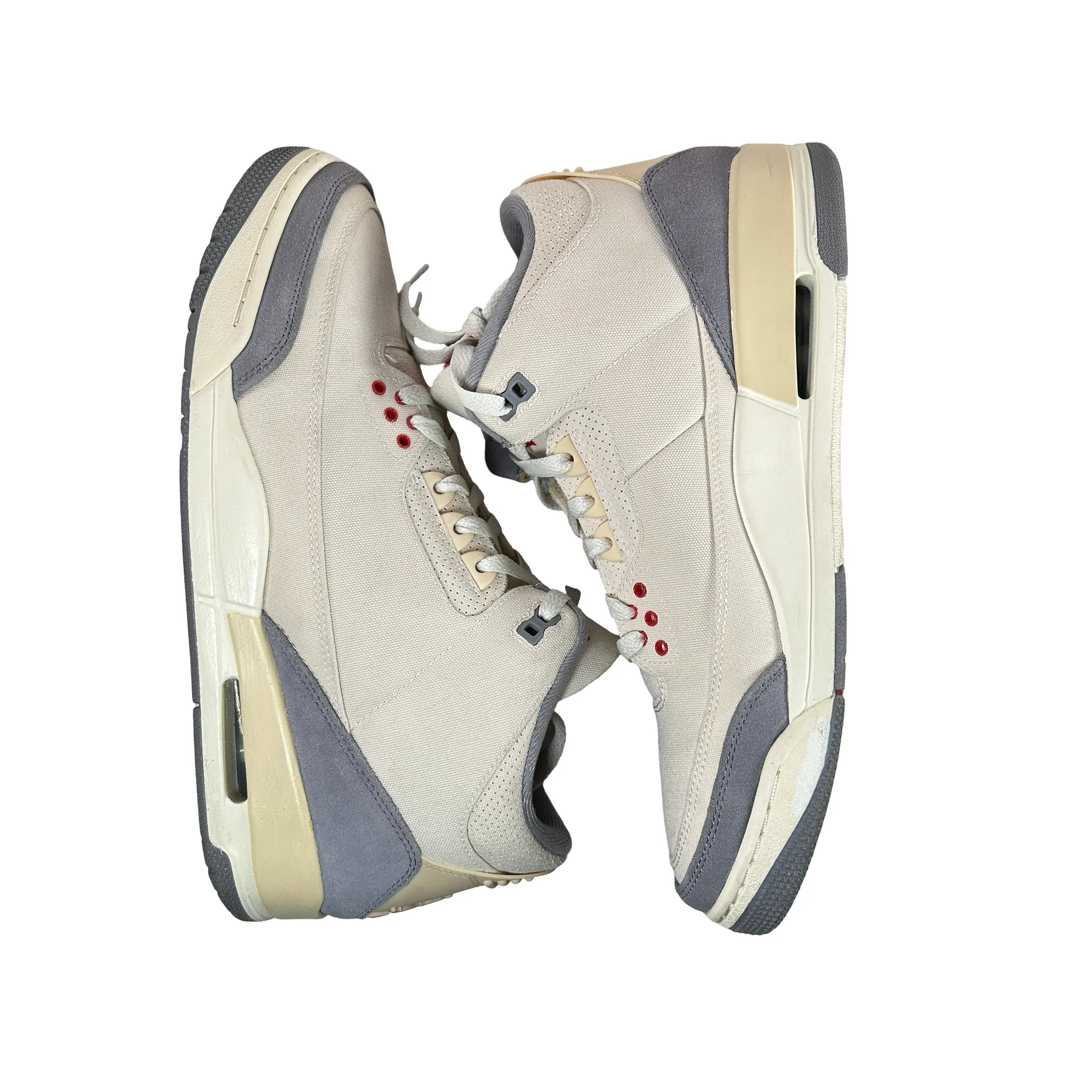 DH7139 100 Jordan 3 Retro Muslin [USED] - 11.5 M (Used) (No Box) - Image 4