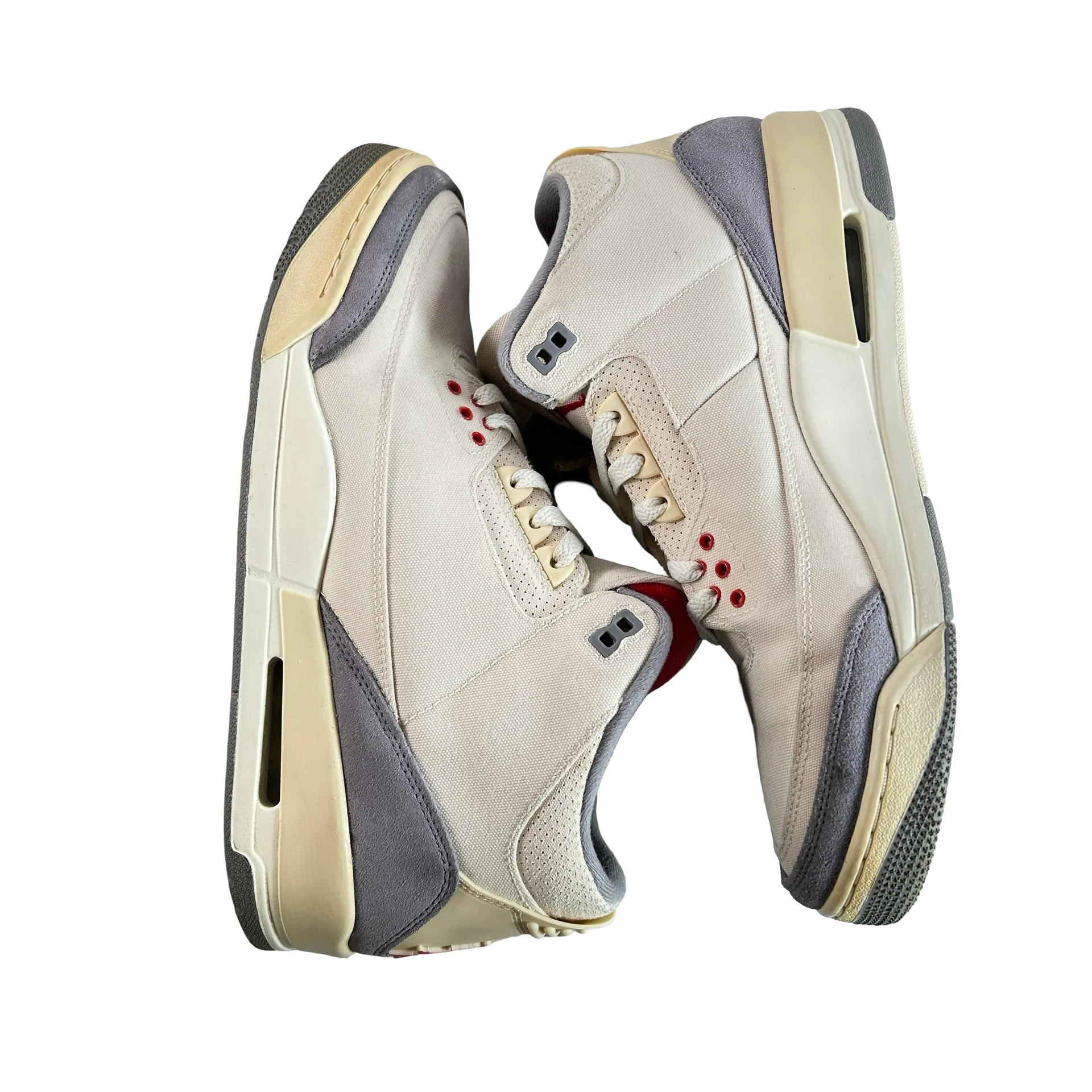DH7139 100 Jordan 3 Retro Muslin [USED] - 12 M (Used) (Replace Box) - Image 4