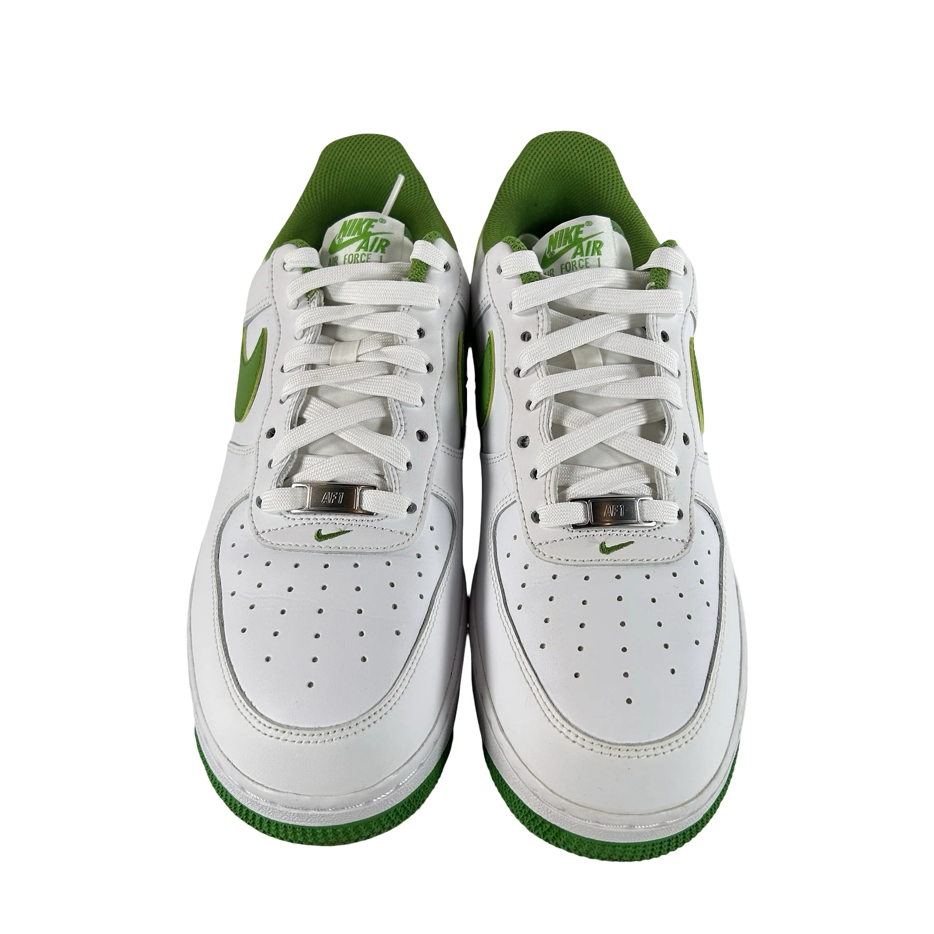 DH7561 105 Nike Air Force 1 Low '07 White Chlorophyll [USED] - 9 M (Used) - Image 2