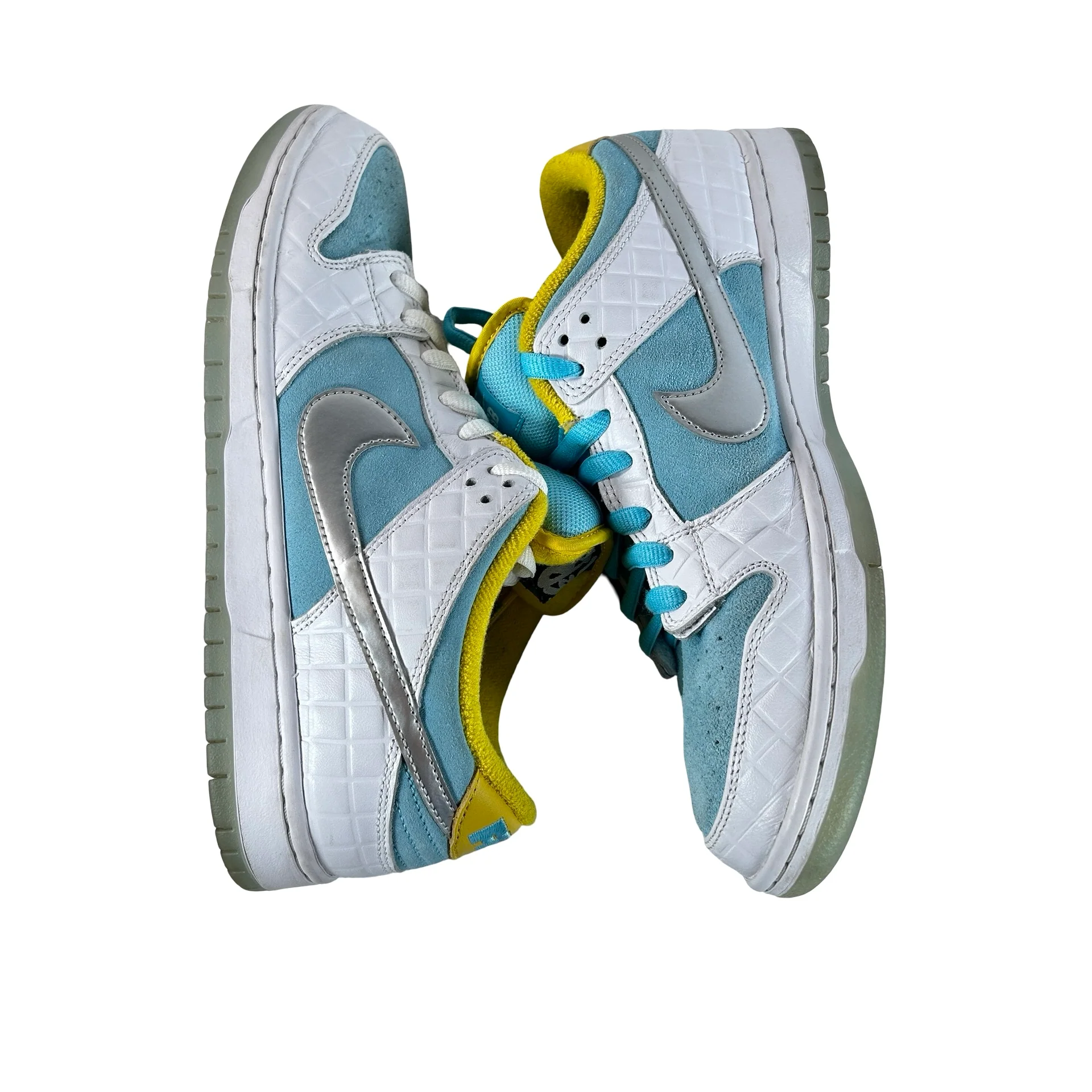 DH7687 400 Nike SB Dunk Low Pro FTC Lagoon Pulse [USED] - 10.5 M (Used2) (Replace Box2) - Image 4