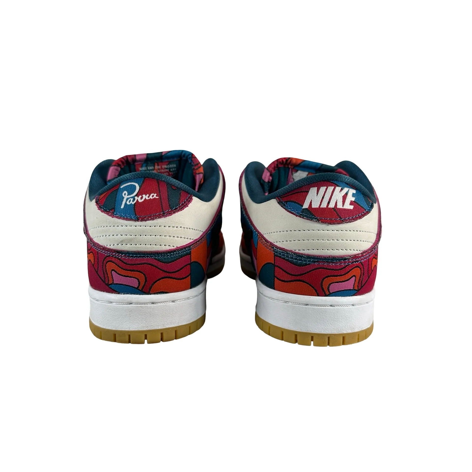 DH7695 600 Nike SB Dunk Low Pro Parra Abstract Art (2021) [USED] - 10 M (Used) (No Box) - Image 3