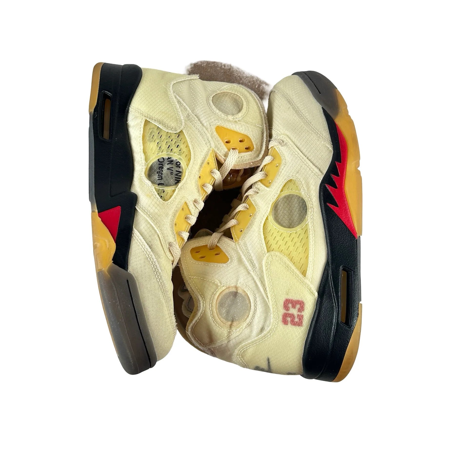 DH8565 100 Jordan 5 Off-White Sail [USED] - 10.5 M (Used) (Replace Box) - Image 5