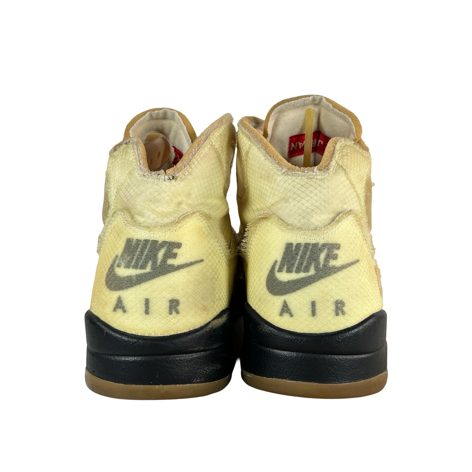 DH8565 100 Jordan 5 Off-White Sail [USED] - 13 M (Used) (No Box) (No Insoles) - Image 3