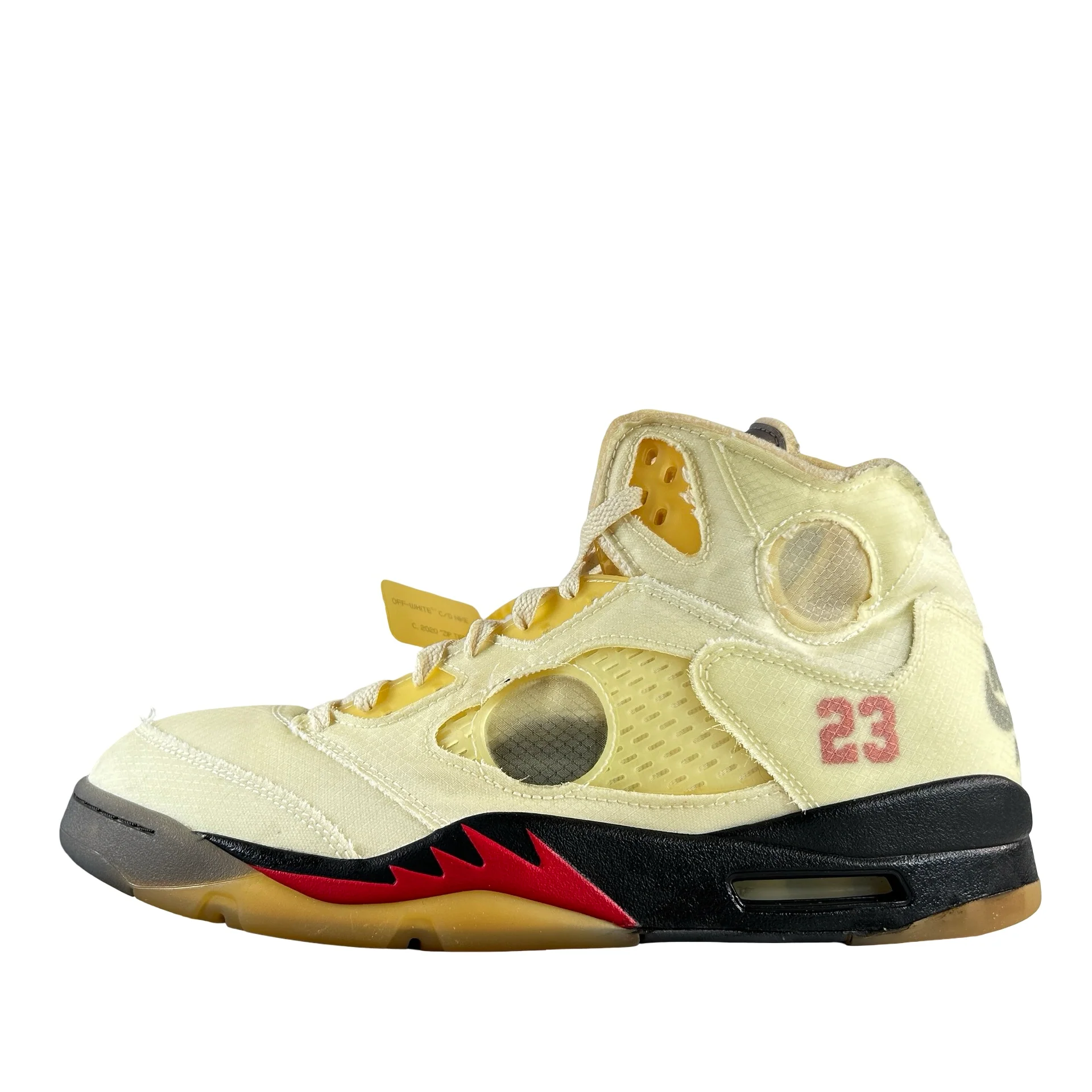 DH8565 100 Jordan 5 Off-White Sail [USED] - 13 M (Used7)