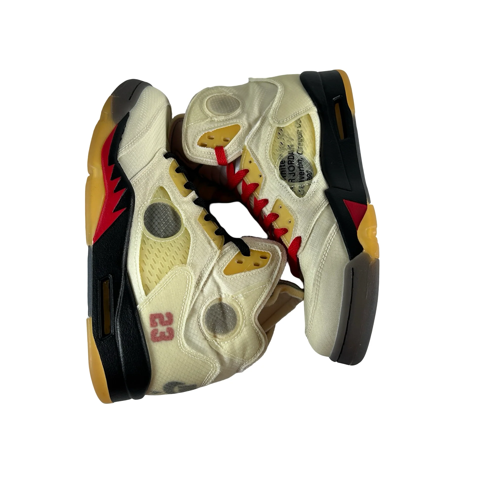 DH8565 100 Jordan 5 Off-White Sail [USED] - 9 M (VNDS) - Image 4