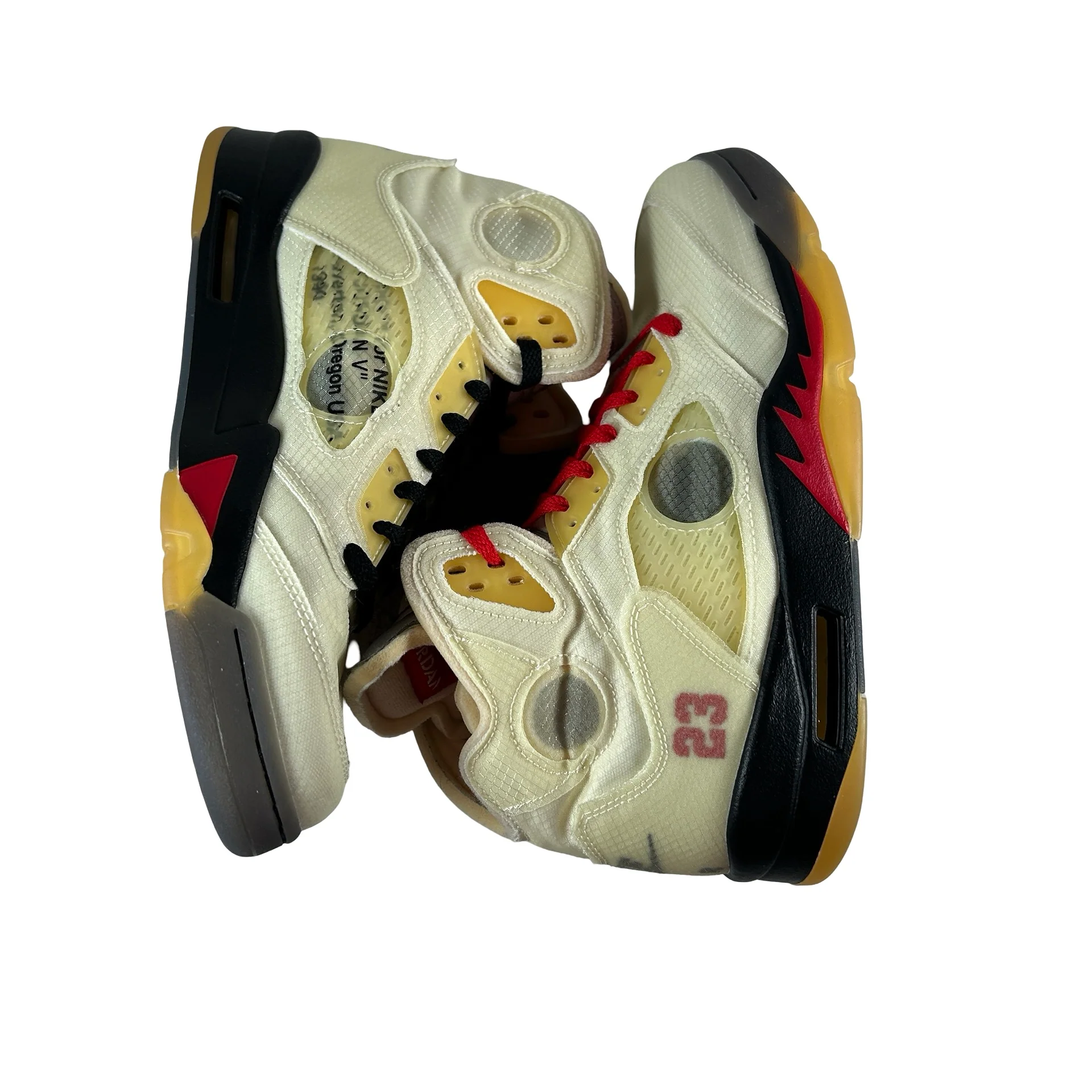 DH8565 100 Jordan 5 Off-White Sail [USED] - 9 M (VNDS) - Image 5