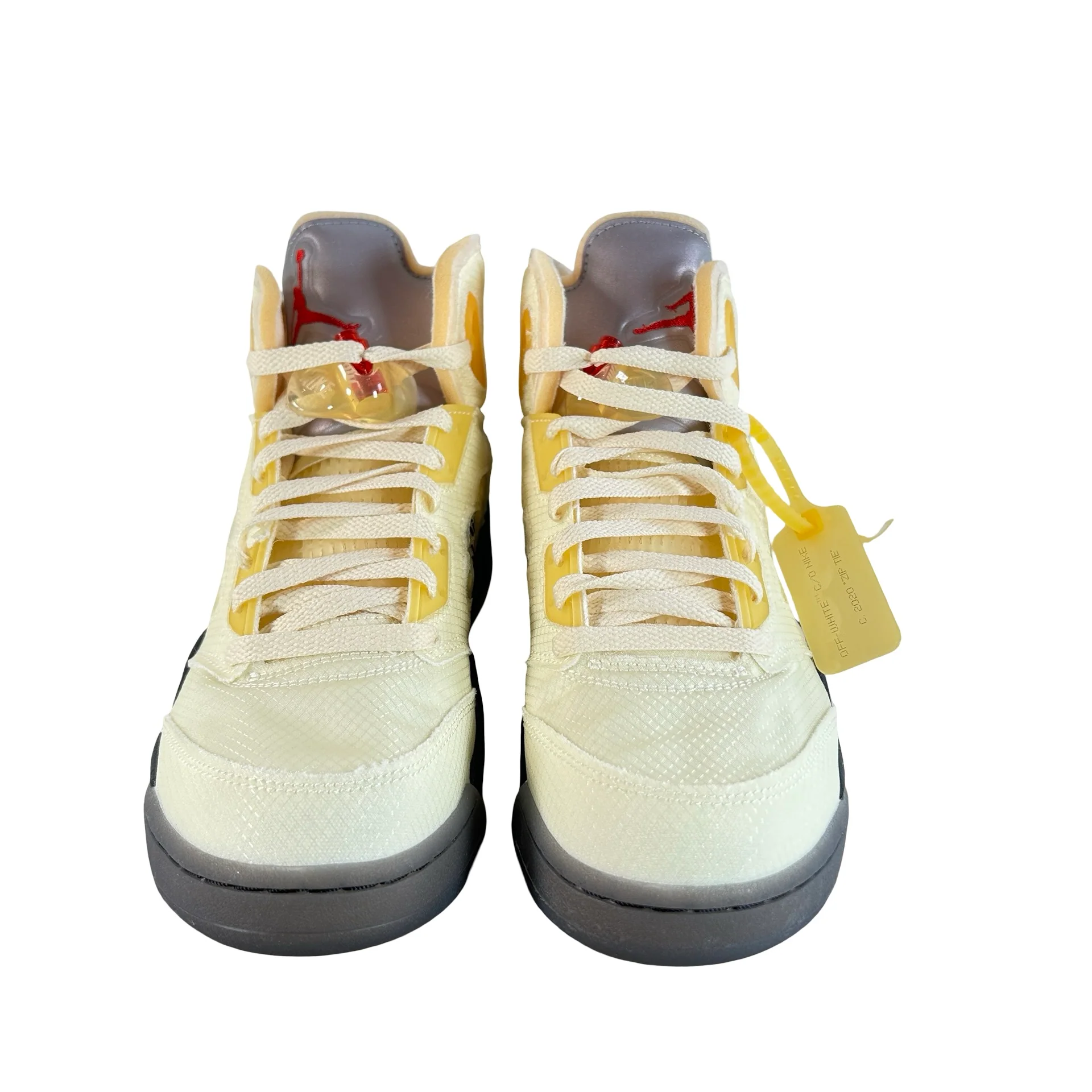 DH8565 100 Jordan 5 Off-White Sail [USED] - 9 M (VNDS) (No Box) - Image 2