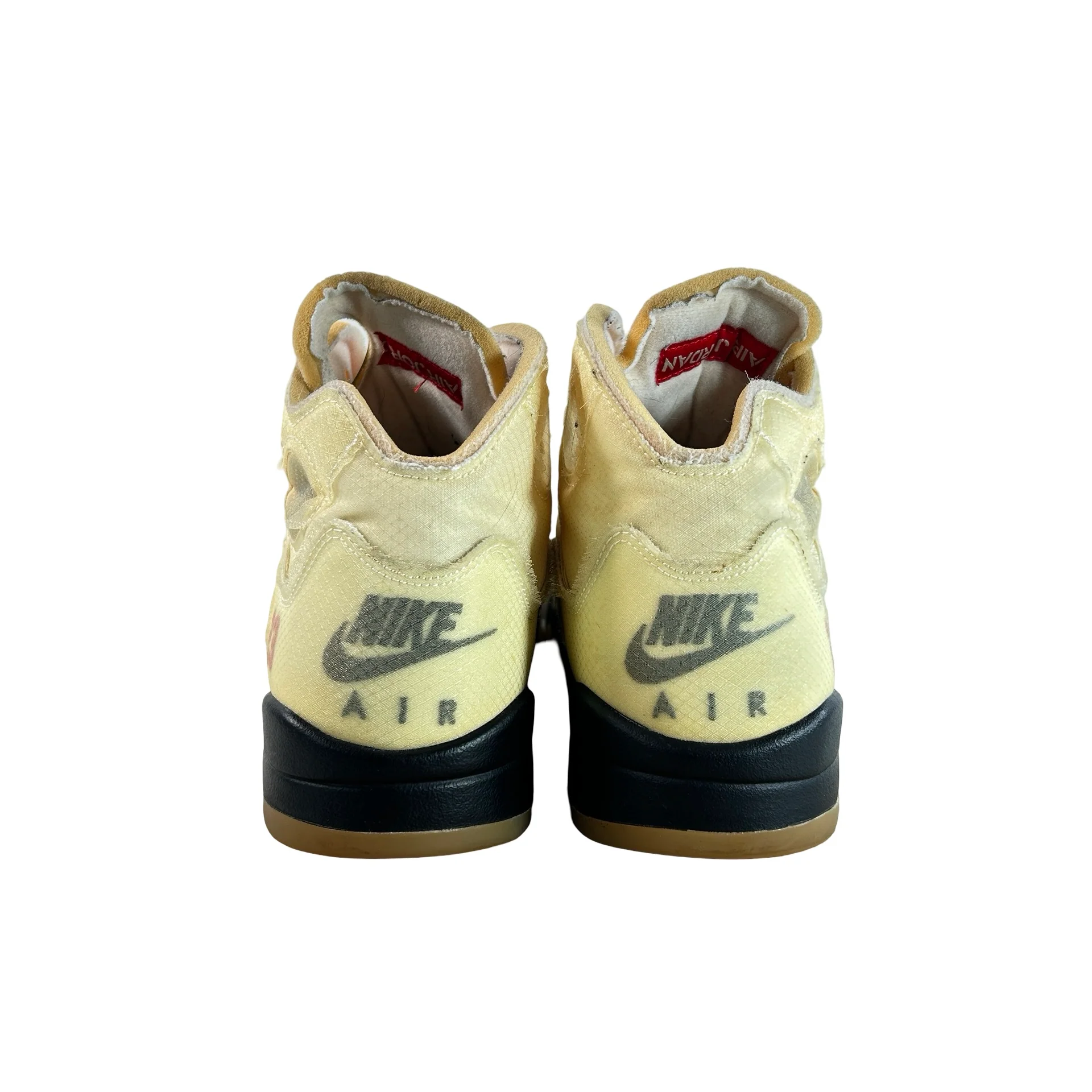 DH8565 100 Jordan 5 Retro Off-White Sail [USED] - 10.5 M (Used8) - Image 3