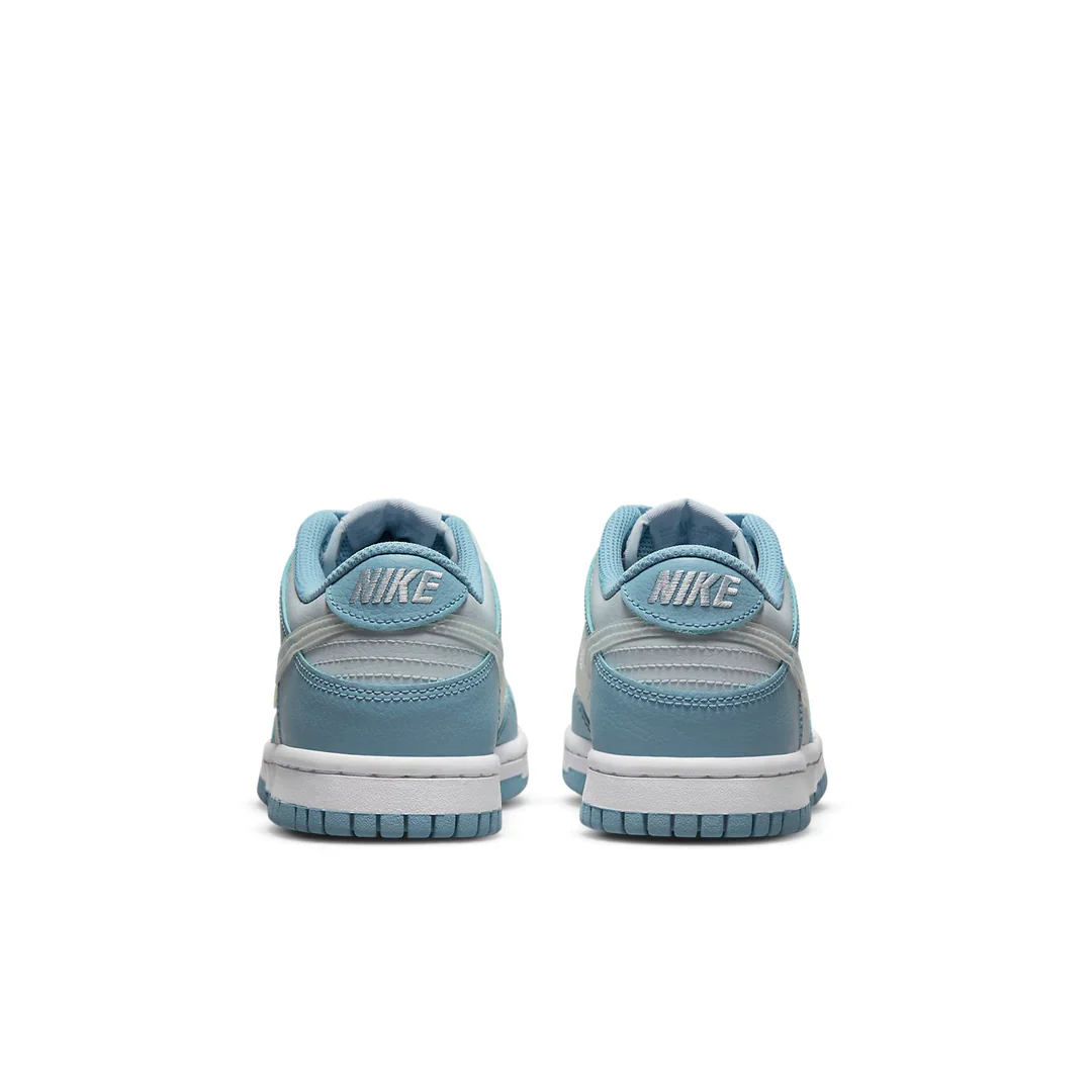 DH9765 401 Nike Dunk Low Clear Blue Swoosh (GS) - Image 5