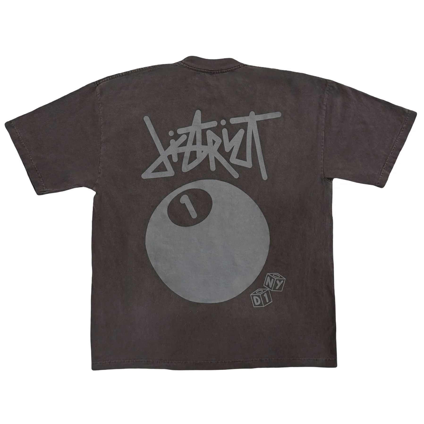 District One Billiards Tee Vintage Black