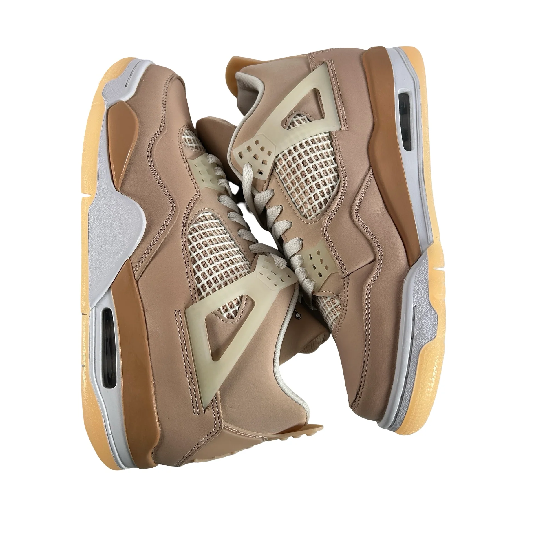 DJ0675 200 Air Jordan 4 Retro Shimmer (Women's) - 7.5 W (Yellowing Soles) - Image 4
