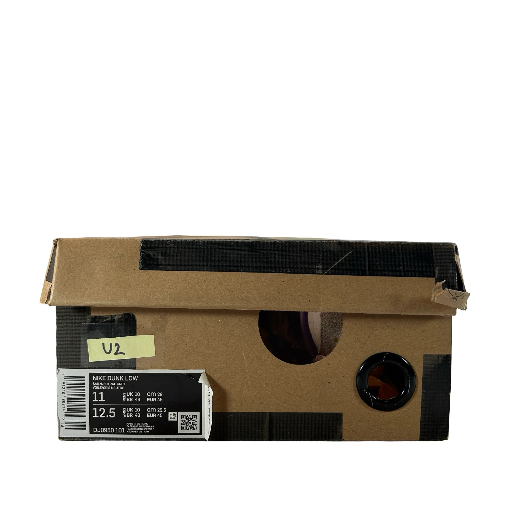 DJ0950 101 Nike Dunk Low Off-White Lot 15 [USED] - 11 M (Used2) - Image 7