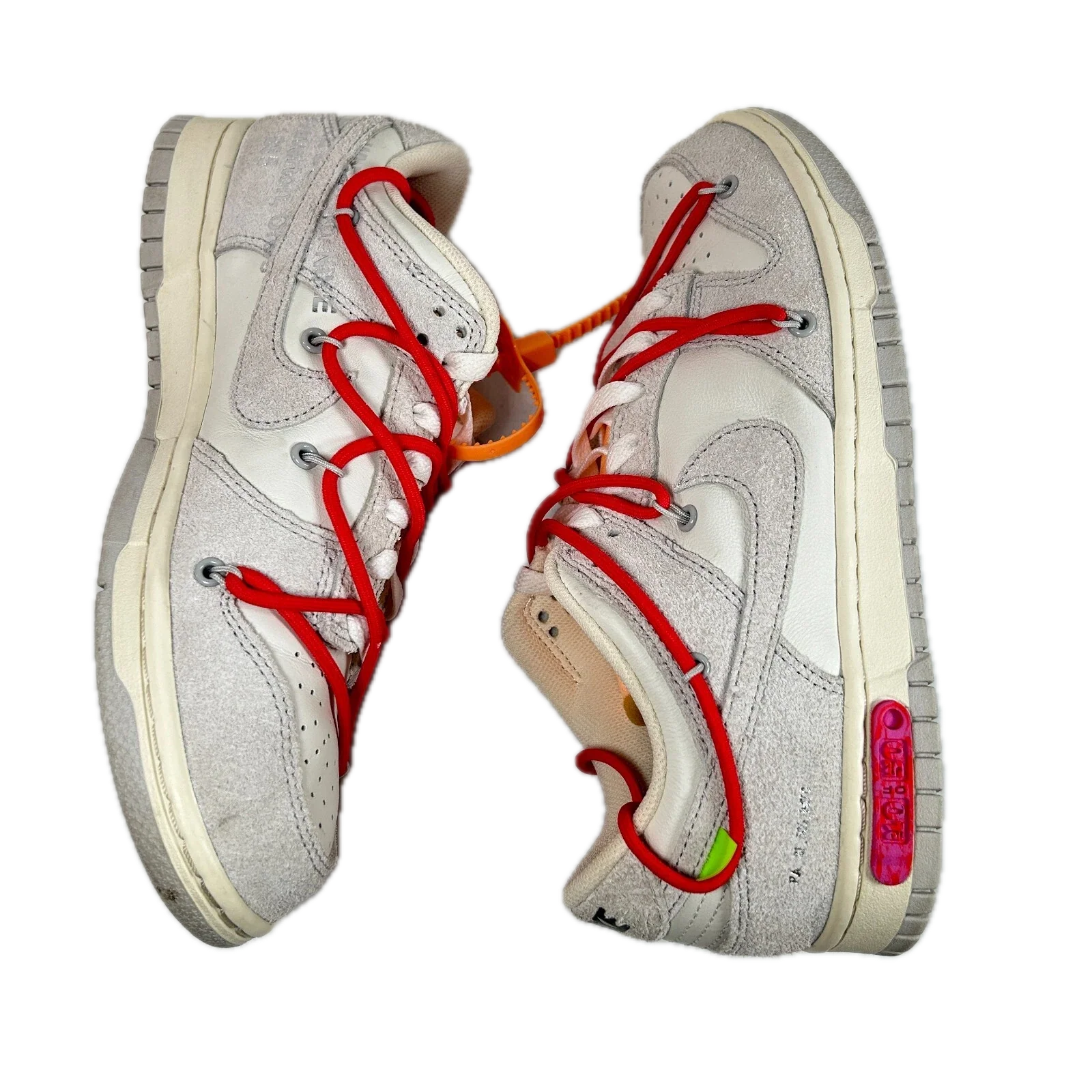DJ0950 103 Nike Dunk Low Off-White Lot 40 [USED] - 8 M (Used) - Image 5