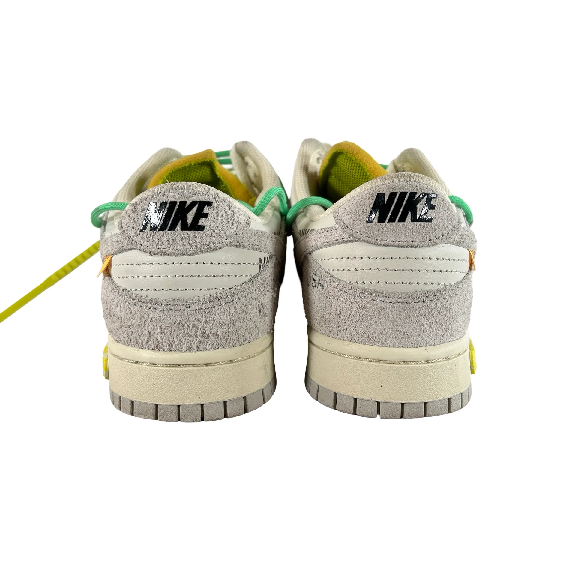 DJ0950 106 Nike Dunk Low Off-White Lot 14 [USED] - 10 M (Used) - Image 3