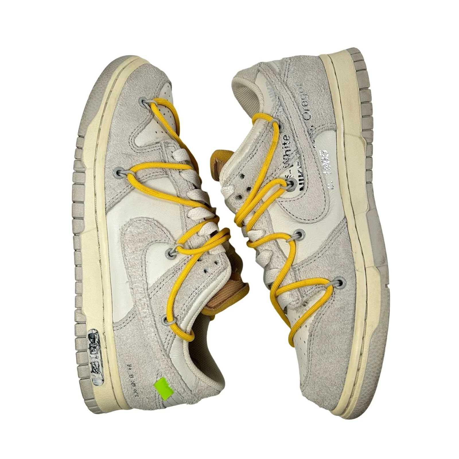 DJ0950 109 Nike Dunk Low Off-White Lot 39 [USED] - 6.5 M (Used) - Image 4