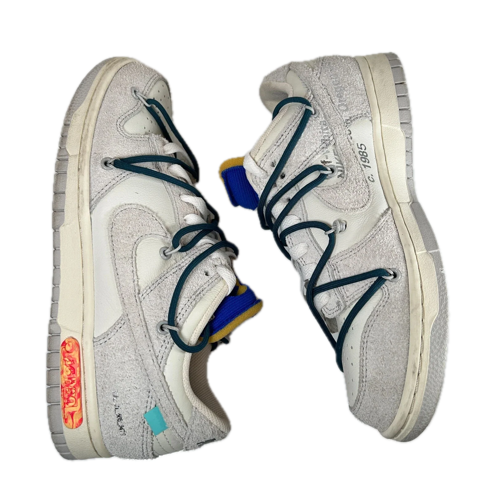 DJ0950 111 Nike Dunk Low Off-White Lot 16 [USED] - 7 M (Used) - Image 4
