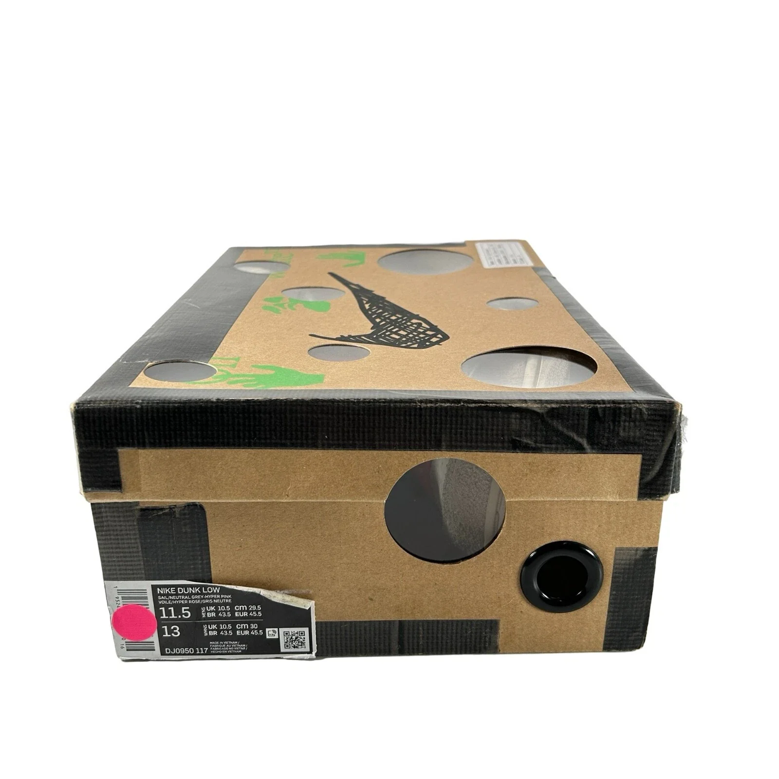 DJ0950 117 Nike Dunk Low Off-White Lot 17 [USED] - 11.5 M (Used) - Image 7
