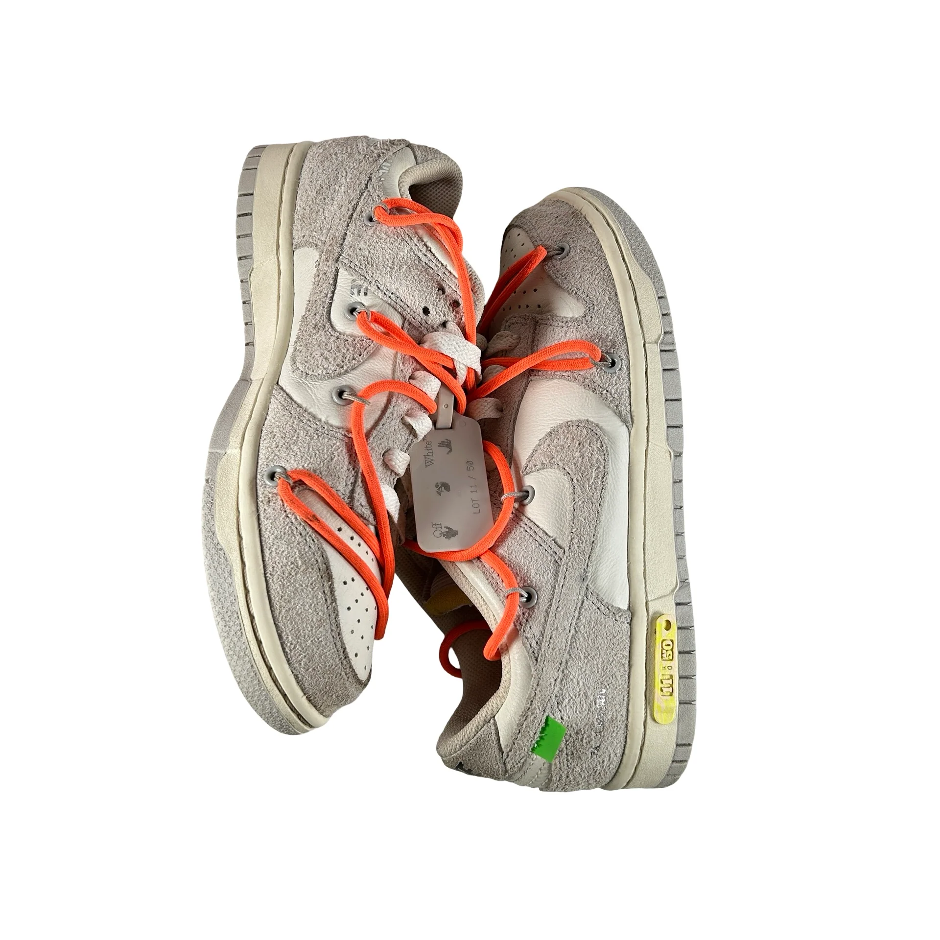 DJ0950 117 Nike Dunk Low Off-White Lot 17 [USED] - 5.5 M (Used) (No Box) - Image 5