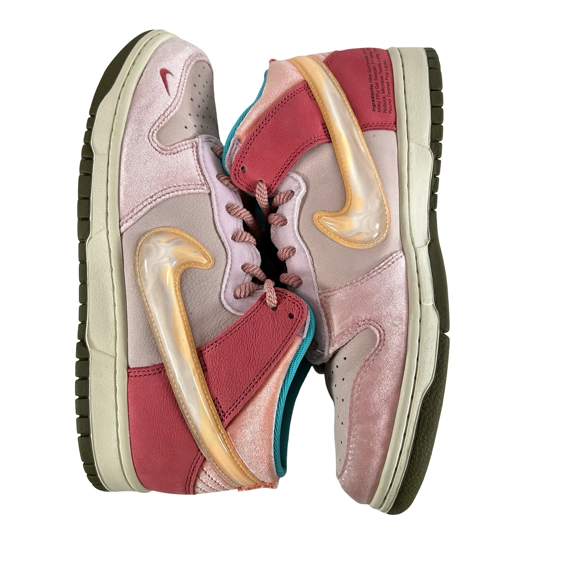 DJ1173 600 Nike Dunk Mid Social Status Free Lunch Strawberry Milk [USED] - 8.5 M (Used) - Image 5