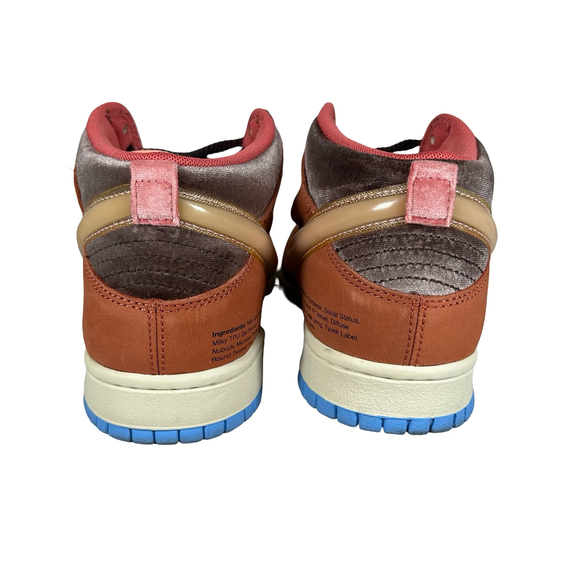 DJ1173 700 Nike Dunk Mid Social Status Free Lunch Chocolate Milk [USED] - 9.5 M (Used) (Replace Box) - Image 3