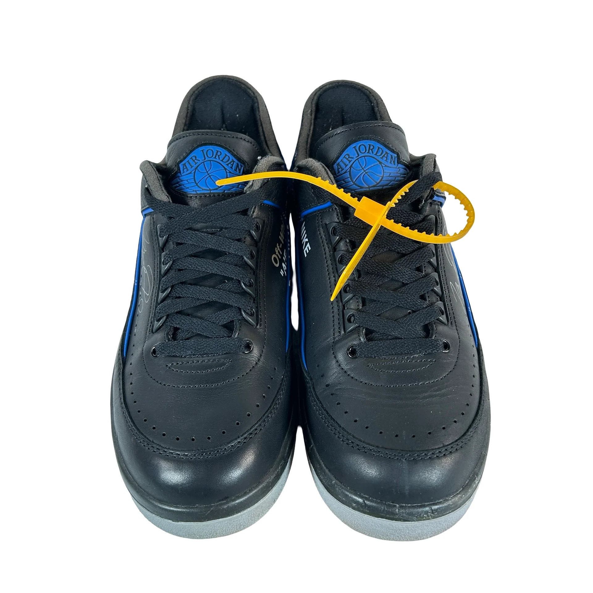 DJ4375 004 Jordan 2 Retro Low SP Off-White Black Blue [USED] - 11 M (Used) - Image 2