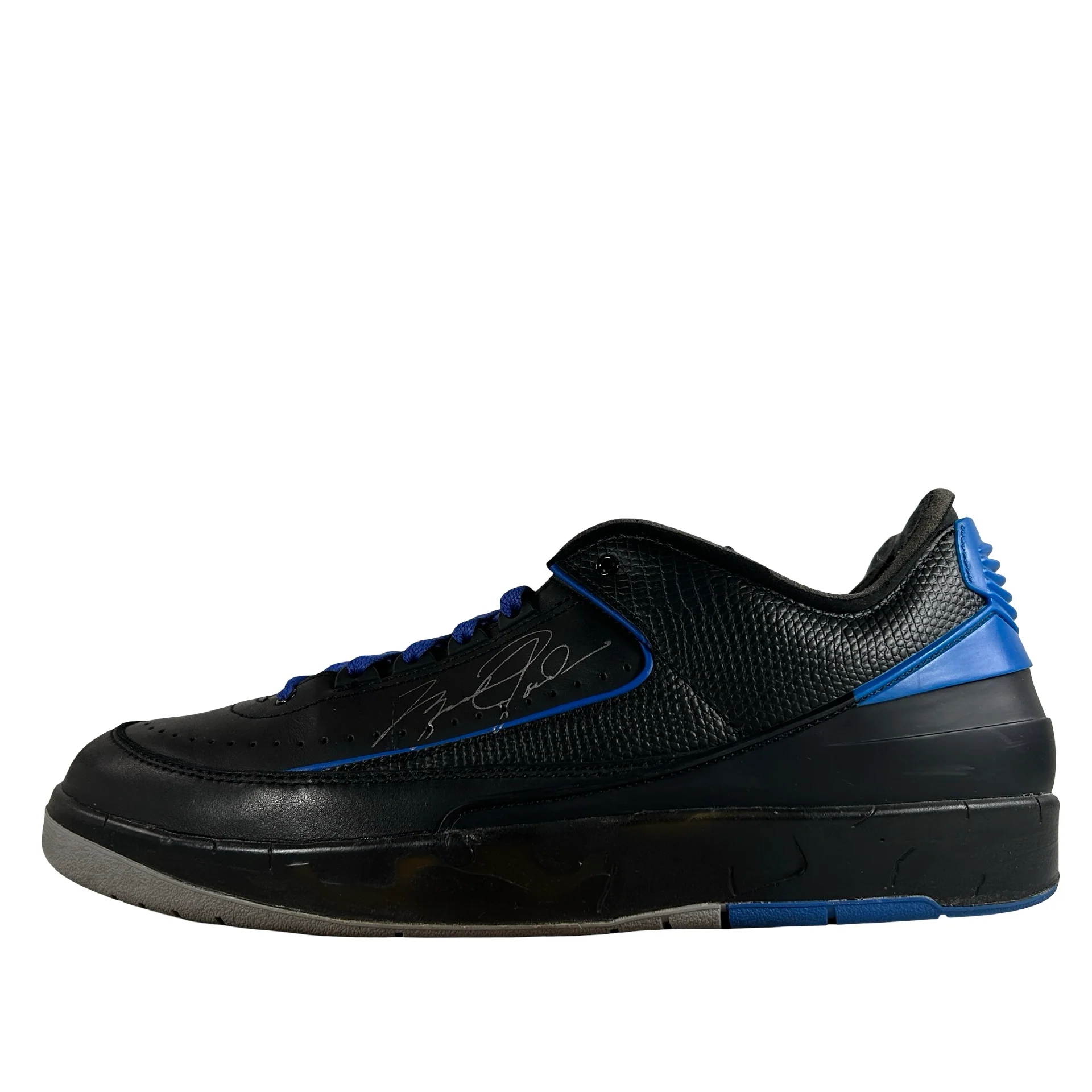 DJ4375 004 Jordan 2 Retro Low SP Off-White Black Blue [USED] - 13 M (Used) (Replace Box)