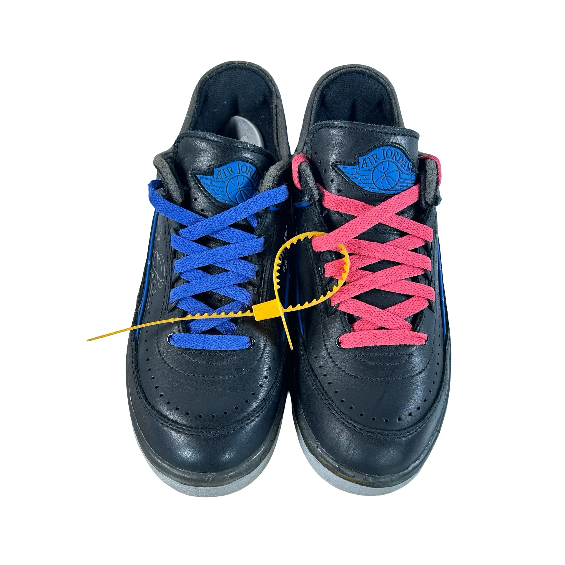DJ4375 004 Jordan 2 Retro Low SP Off-White Black Blue [USED] - 6.5 M (Used) - Image 2