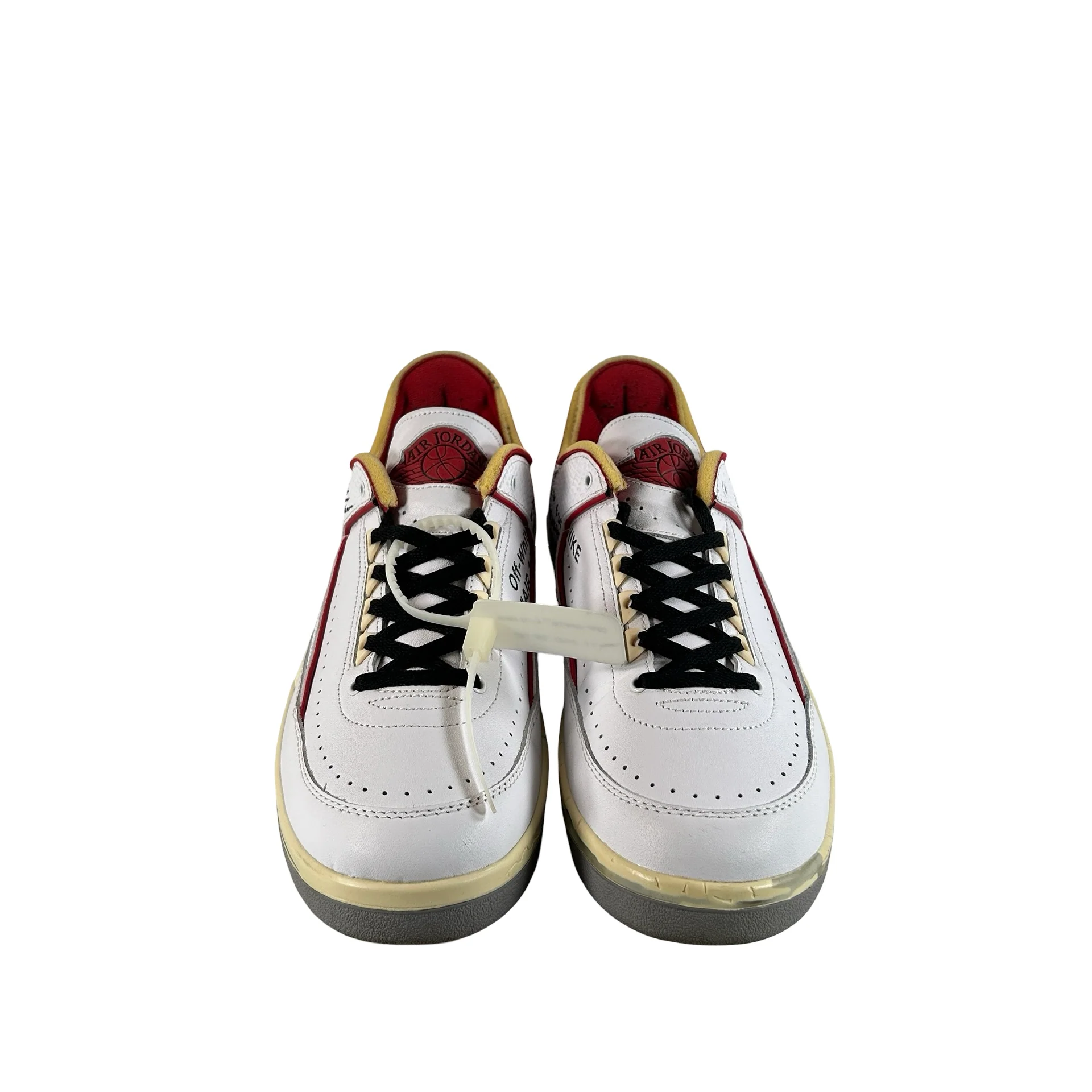 DJ4375 106 Jordan 2 Retro Low SP Off-White White Red [USED] - 11.5 M (Used2) - Image 2