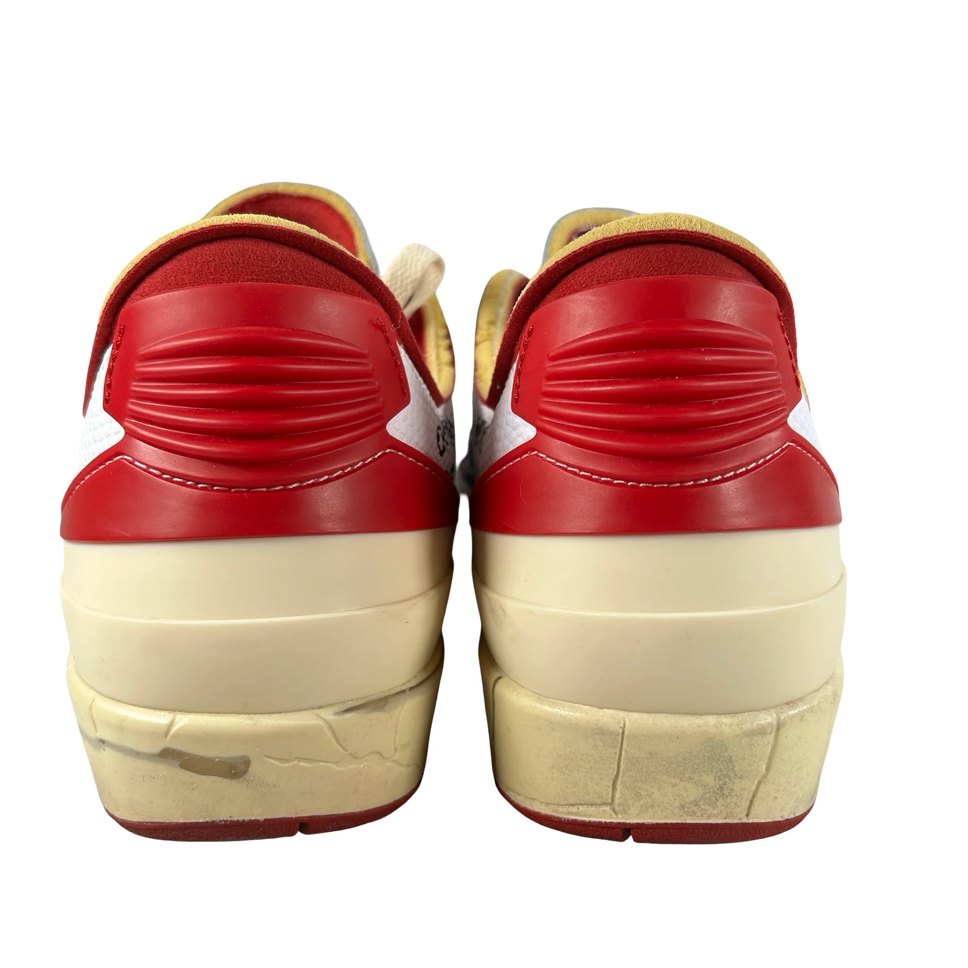 DJ4375 106 Jordan 2 Retro Low SP Off-White White Red [USED] - 8.5 M (Used3) - Image 3