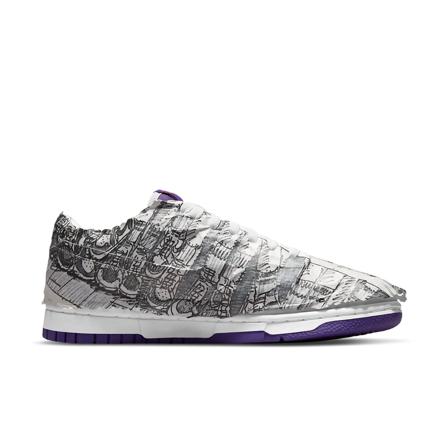 DJ4636 100 Nike Dunk Low Flip the Old School (Women's) - Image 2
