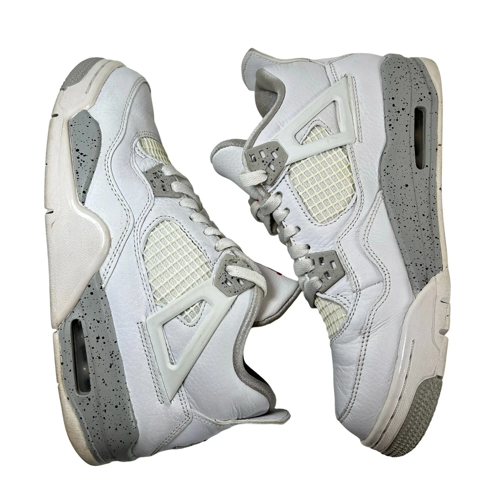 DJ4699 100 Jordan 4 Retro White Oreo (2021) (GS) [USED] - 6.5 Y (Used2) - Image 4