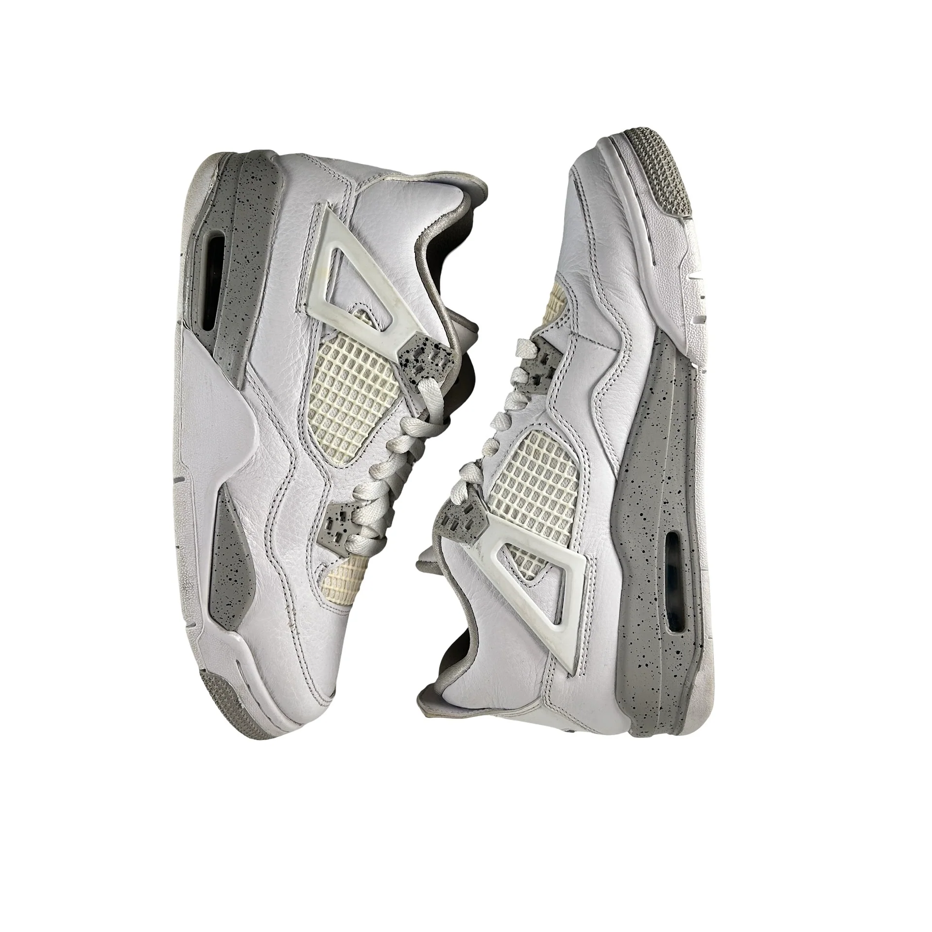 DJ4699 100 Jordan 4 Retro White Oreo (2021) (GS) [USED] - 6.5 Y (Used2) (No Box2) - Image 5