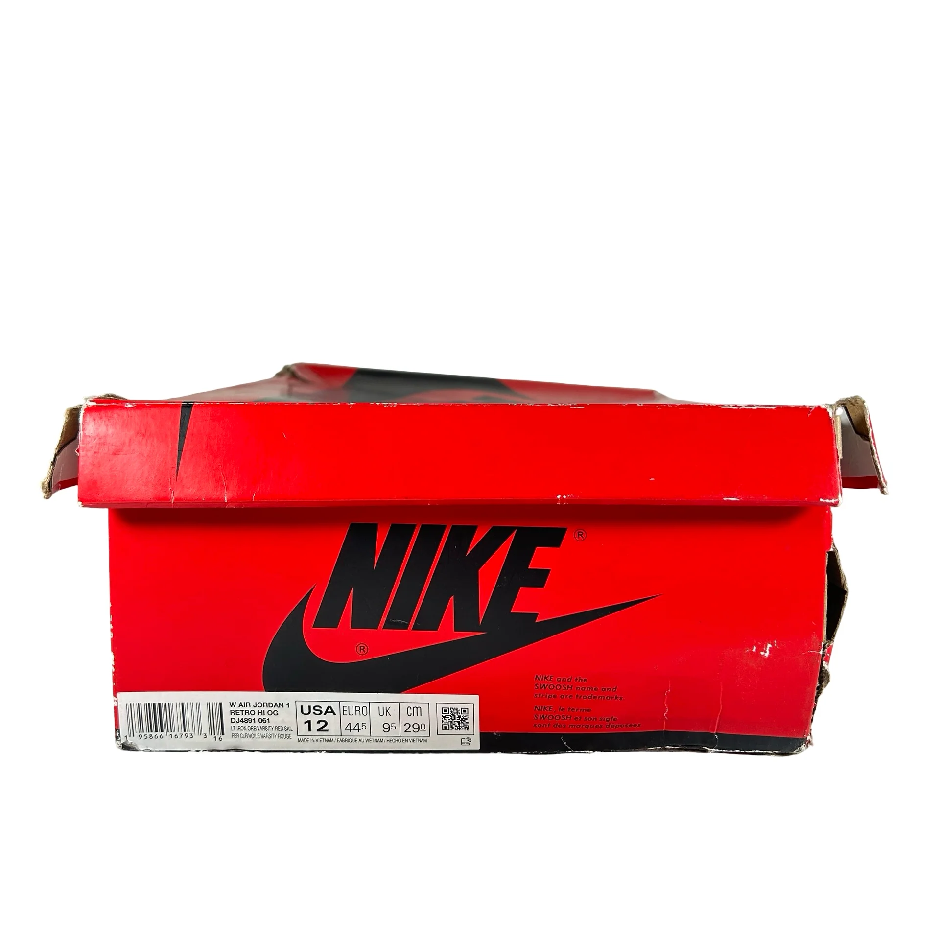 DJ4891 061 Jordan 1 Retro High OG Varsity Red (W) [USED] - 12 W (Used) - Image 7