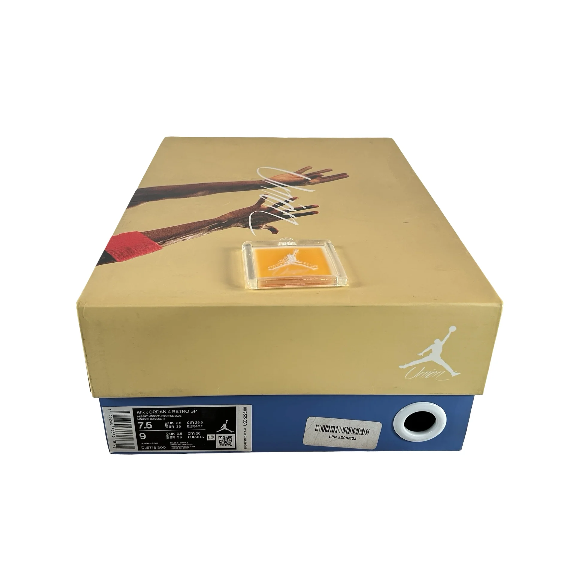 DJ5718 300 Jordan 4 Union Desert Moss [USED] - 7.5 M (Used) - Image 6