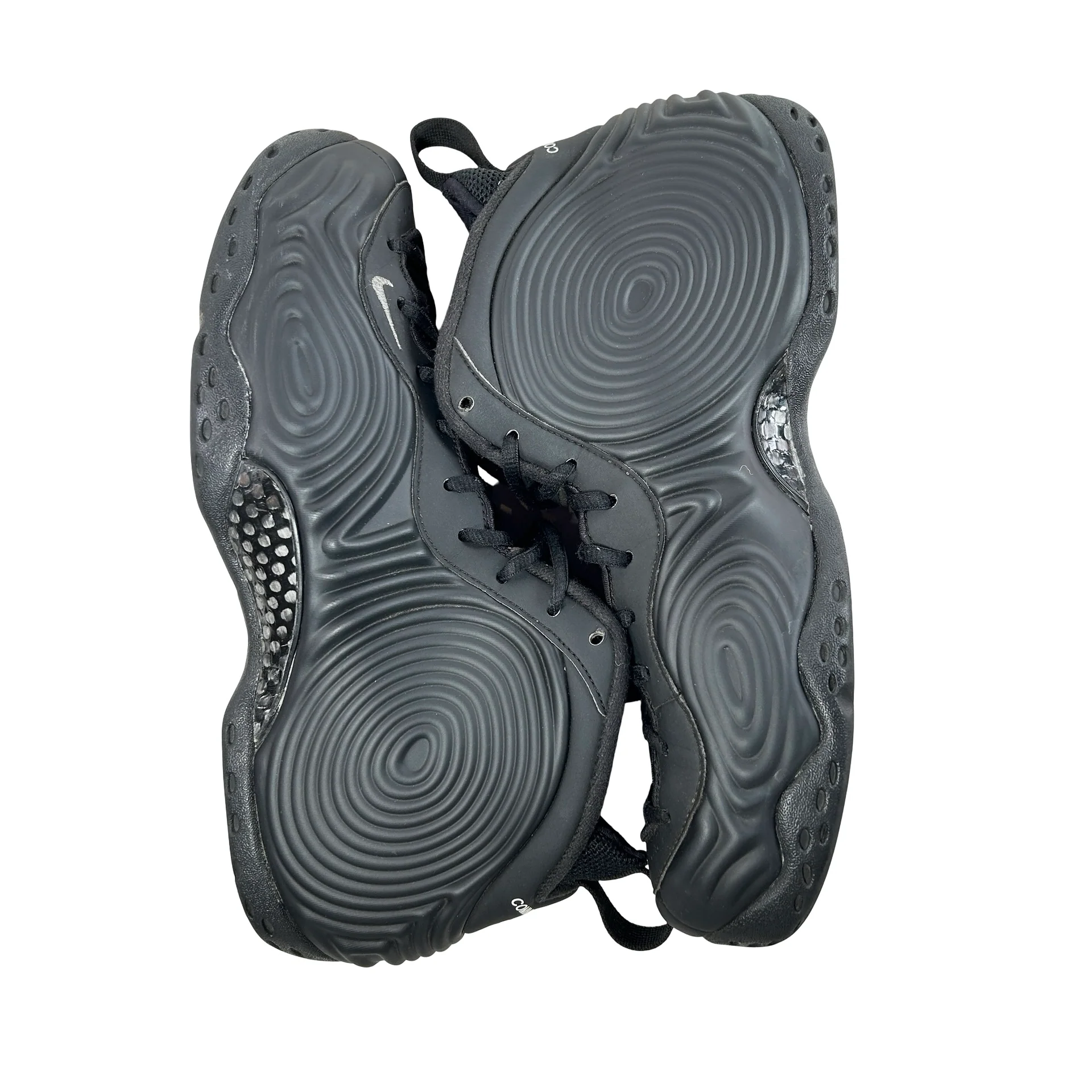 DJ7952 001 Nike Air Foamposite One Comme des Garcons Homme Plus Black [USED] - 9.5 M (Used) (No Box) - Image 4