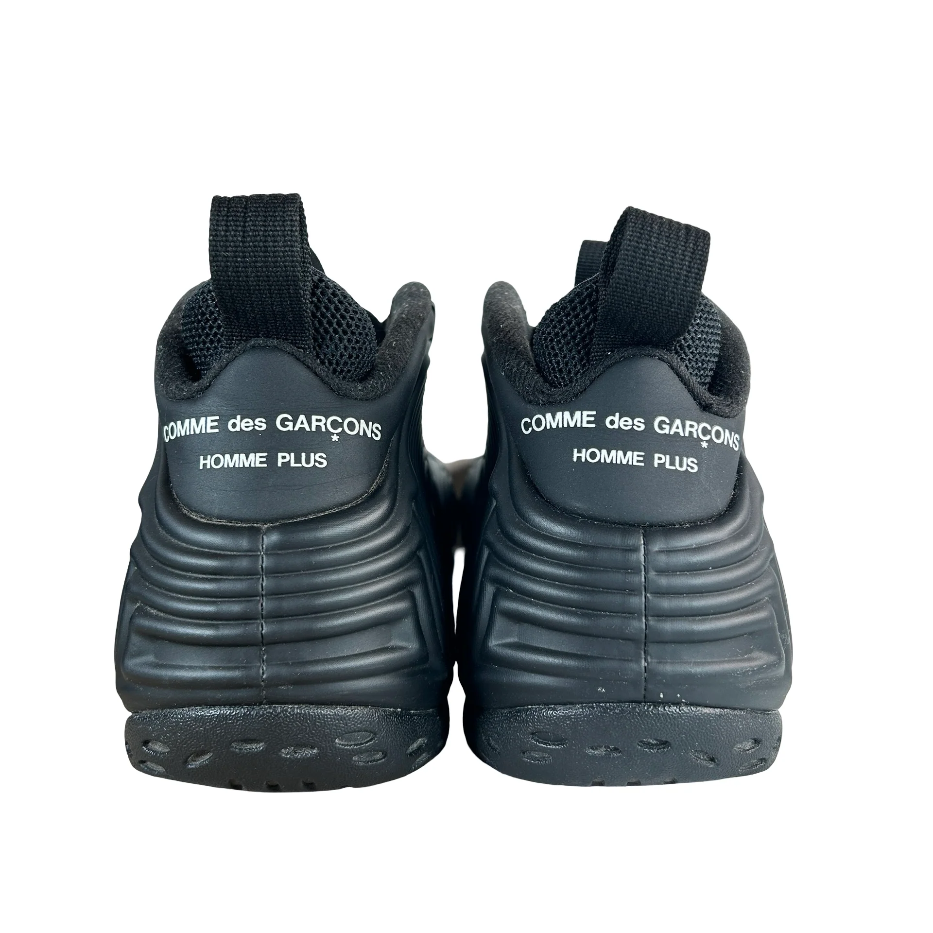 DJ7952 001 Nike Air Foamposite One Comme des Garcons Homme Plus Black [USED] - 9 M (Used2) - Image 3